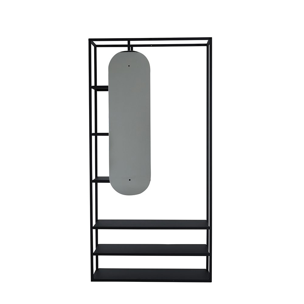 Metalen kledingrek Jonny - 100 x 200 cm Zwart
