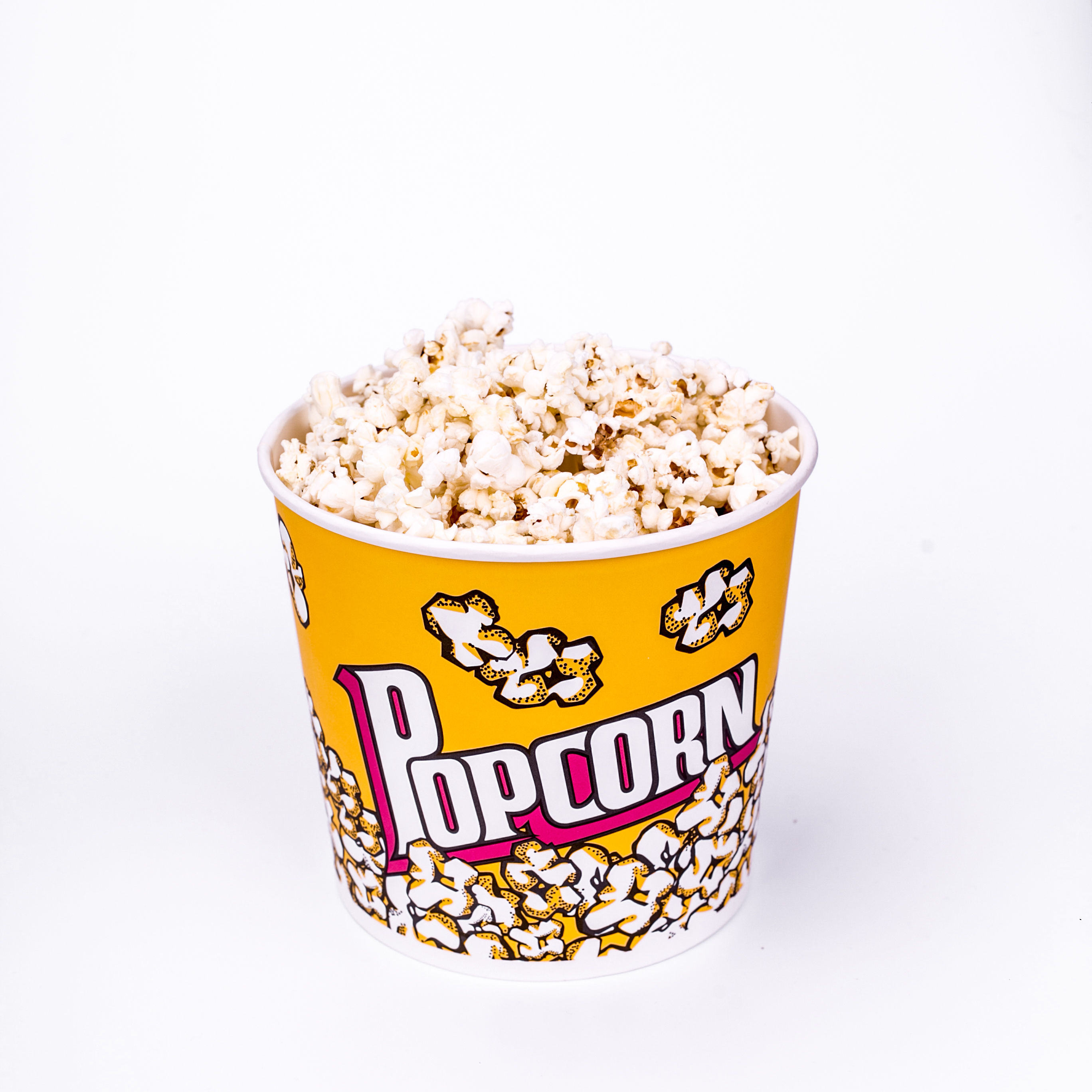 Greaseproof Popcorn Buckets Reusable and Durable Pop Corn Tubs Disposable Food Containers