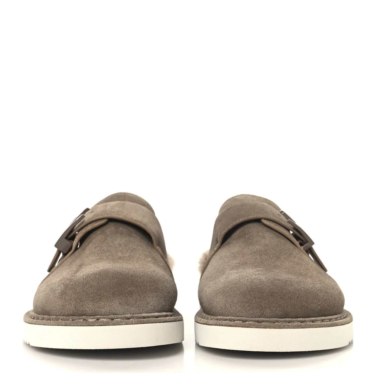 Monogram Fur LV Easy Mule 6 Brown - Top Club