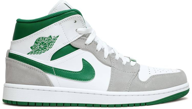Air Jordan 1 Mid SE  Grey Pine Green  DC7294-103 - Sneaker Replica Workshop