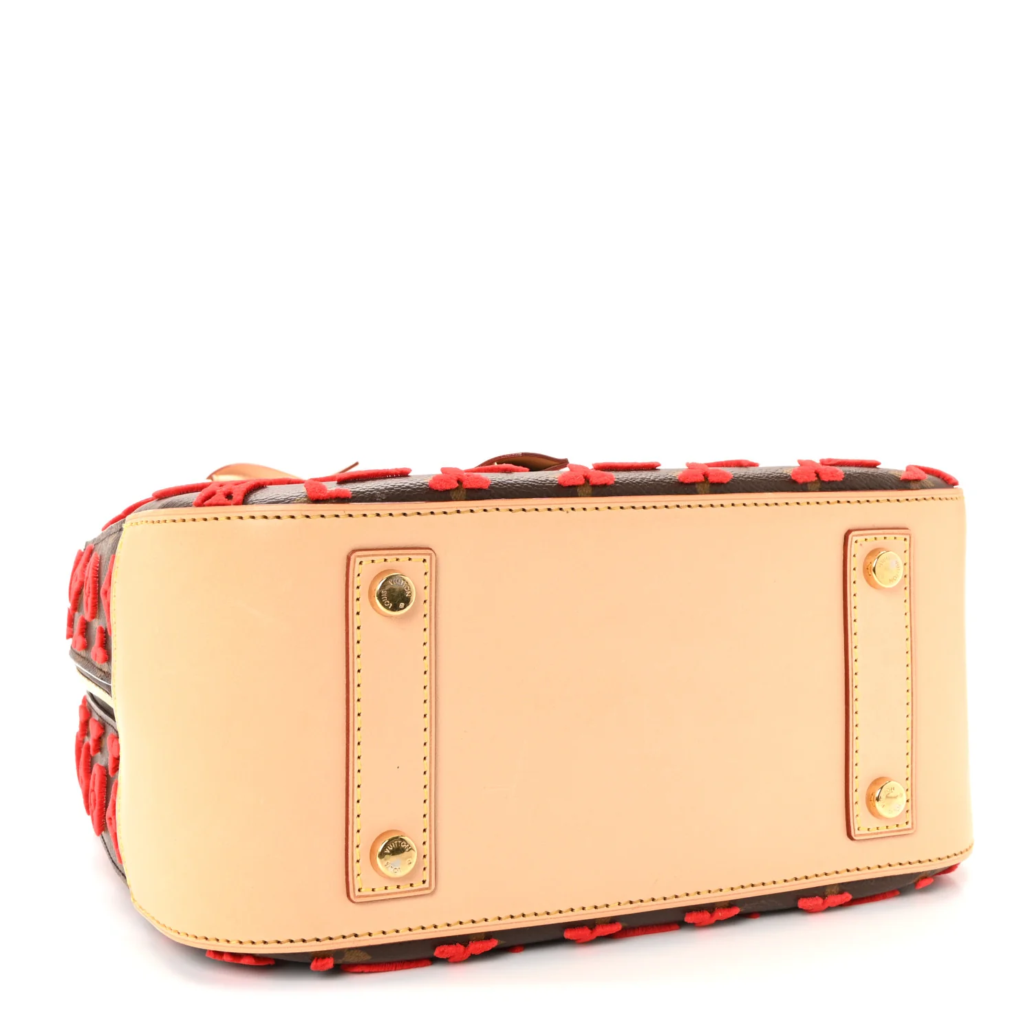 Monogram Tuffetage Deauville Cube Red - Top Club