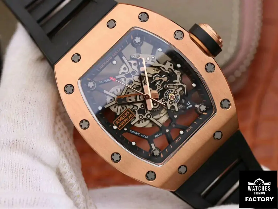 Richard Mille RM035 Americas KV Factory Rubber Strap