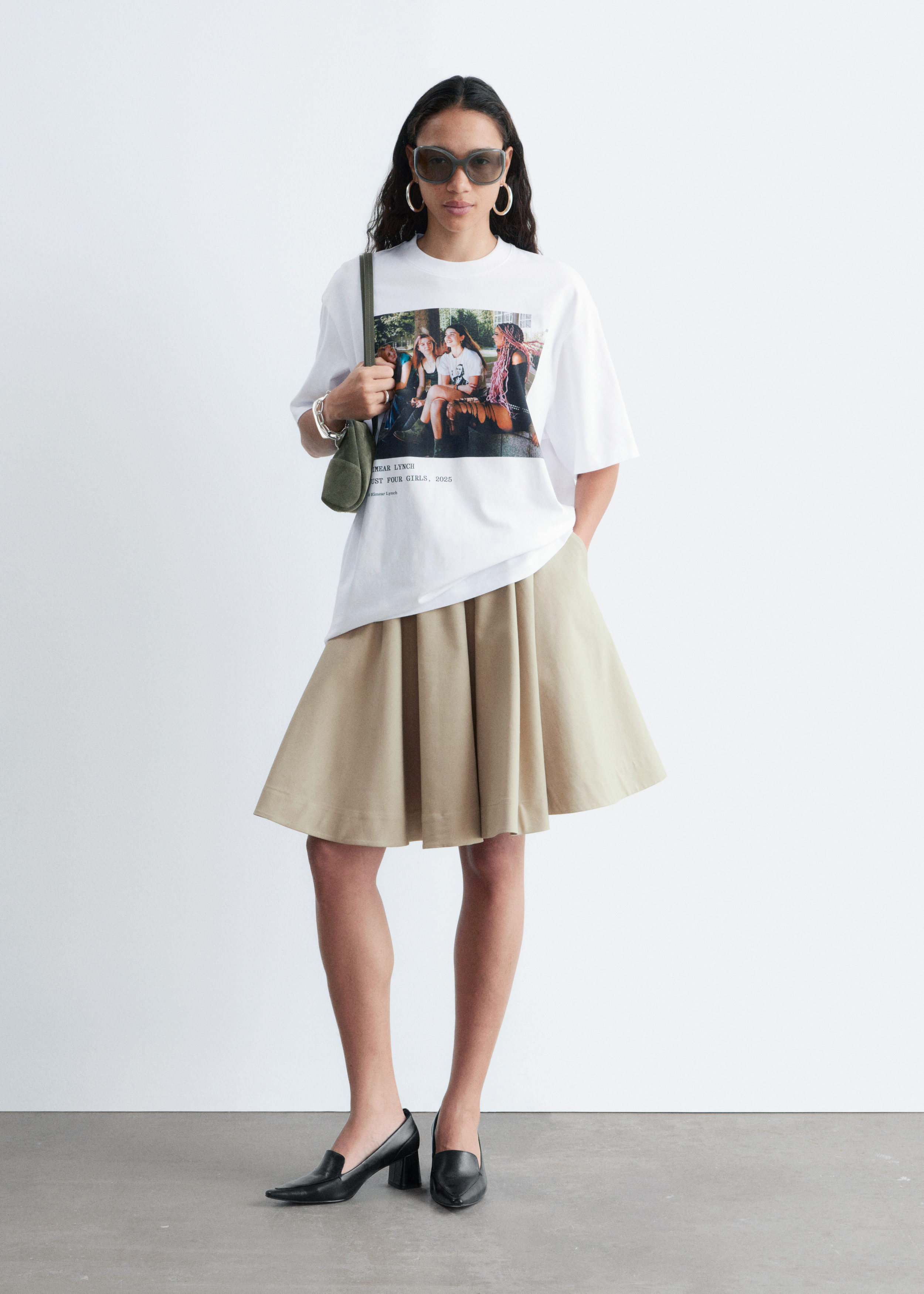 & Other Stories OVERSIZED PRINT T-SHIRT