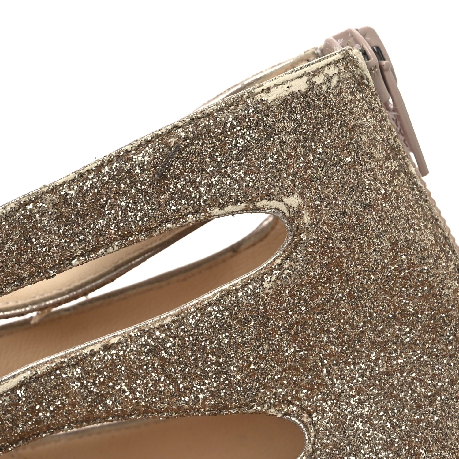 Glitter Mini Specchio Balota Platform Sandals 37.5 Gold - Top Club