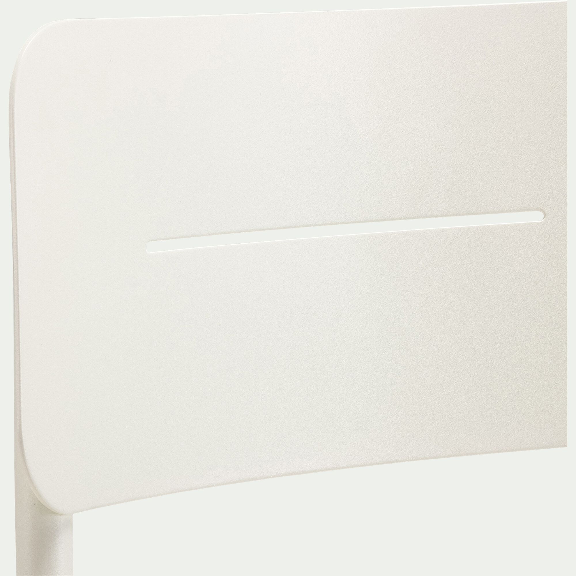 TOMA - Chaise de jardin empilable en aluminium - blanc