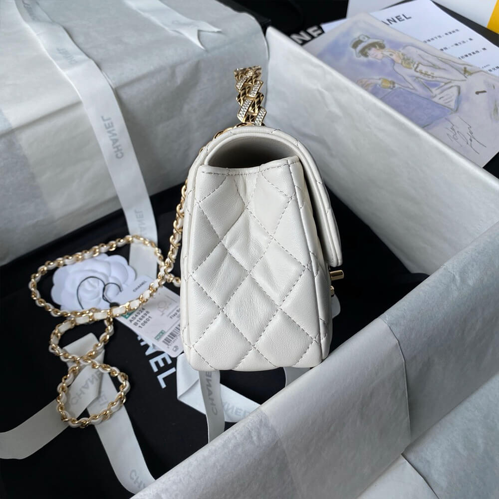CHANEL Mini Flap Bag with Top Handle - Top Club