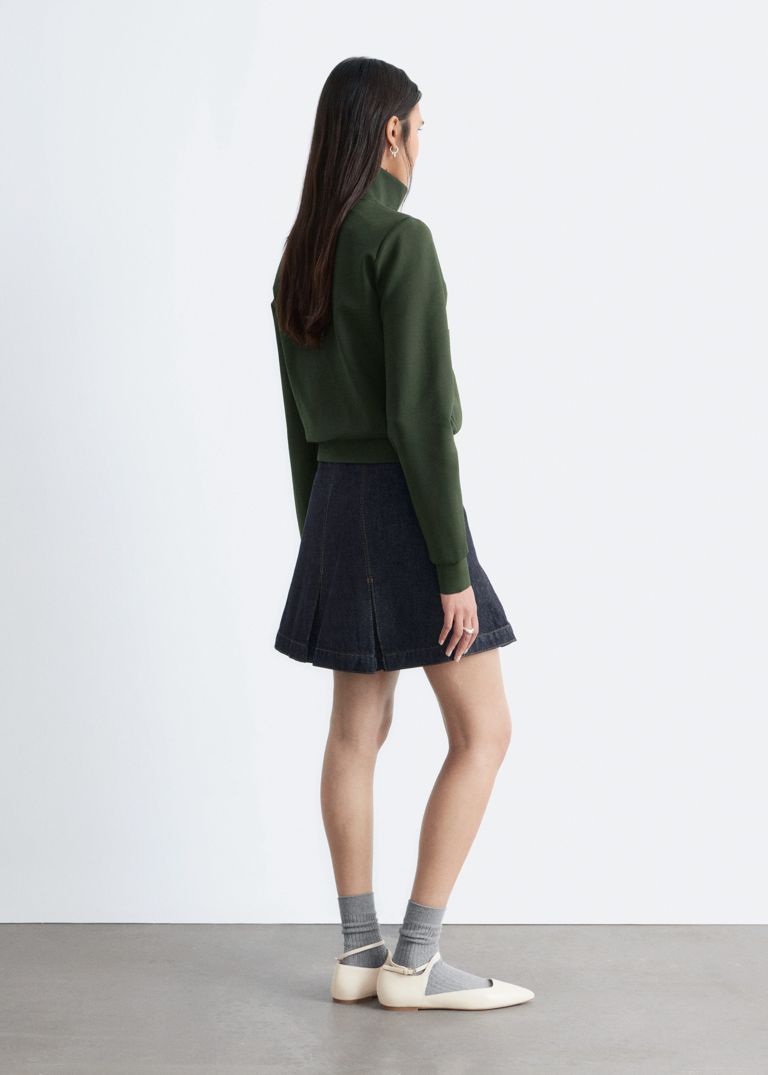 & Other Stories SCUBA ZIP-UP JACKET