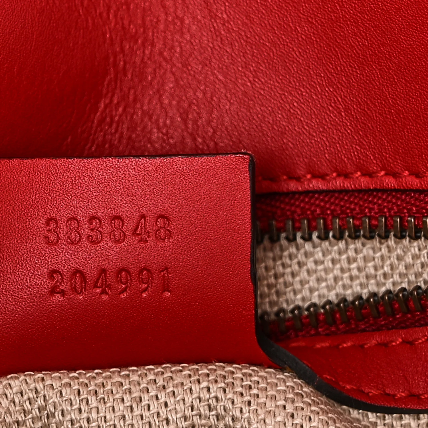 Monogram Ruinart Calfskin Medium Lady Web Shoulder Bag Beige Ebony Hibiscus Red - Top Club