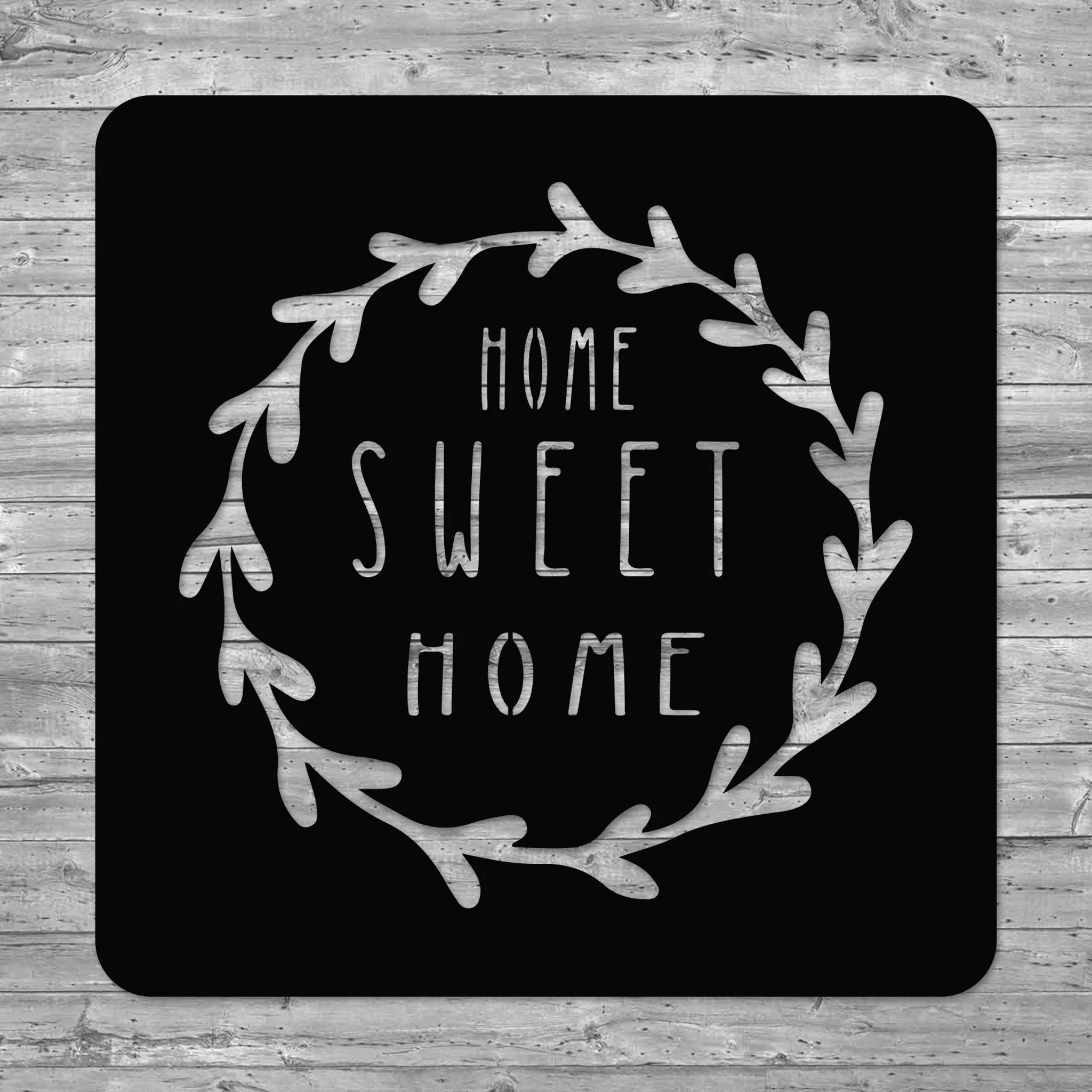 Home Sweet Home Metal Sign - Alvarez Pro Painting LLC