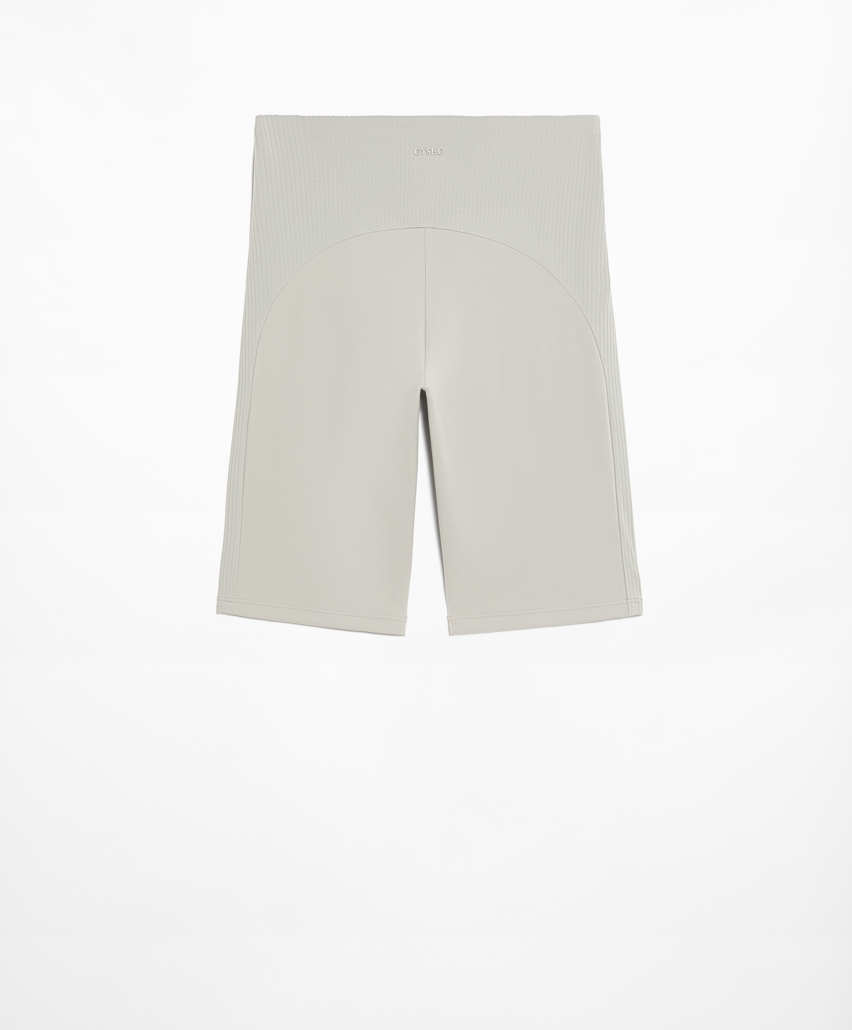 OYSHO Comfortlux high-rise rib 20 cm cycle leggings
