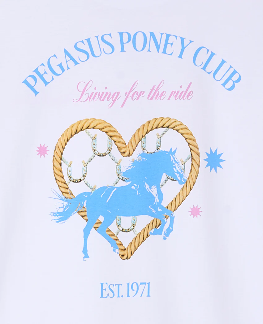 Pimkie T-shirt oversize avec print poitrine et dos