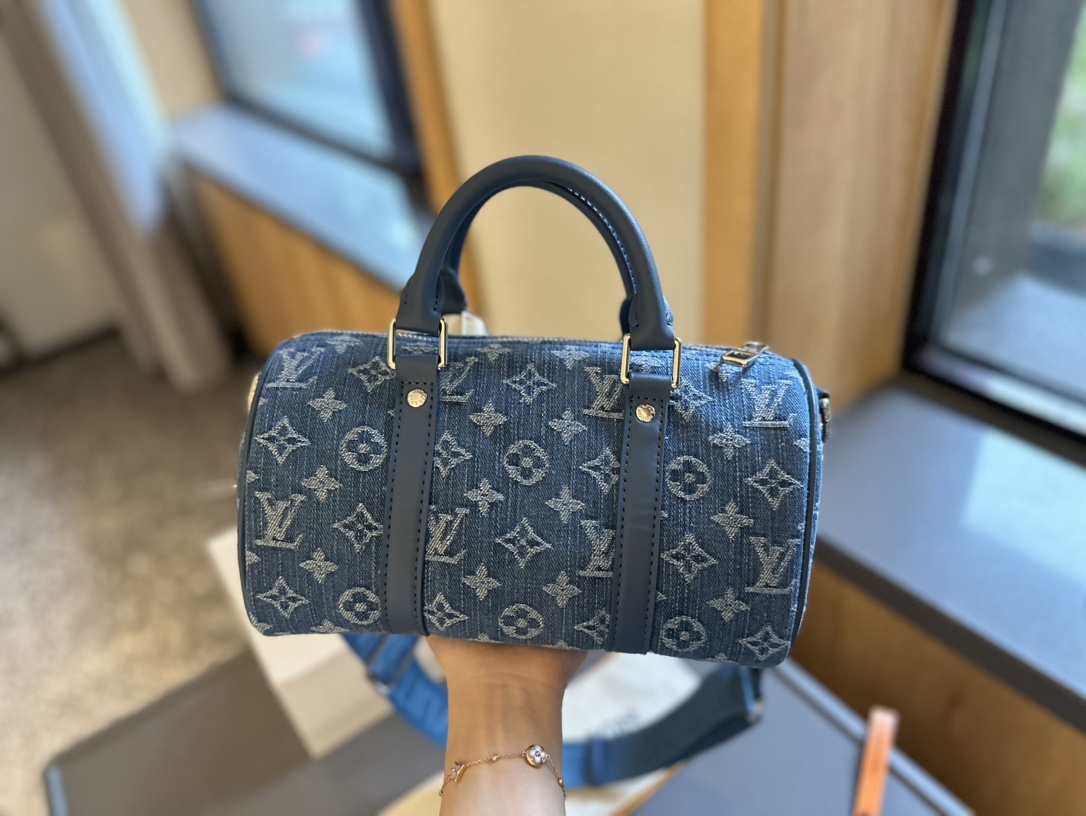 Louis Lvkeepall new arrival denim bag size: 25 * 12 cm - Top Club