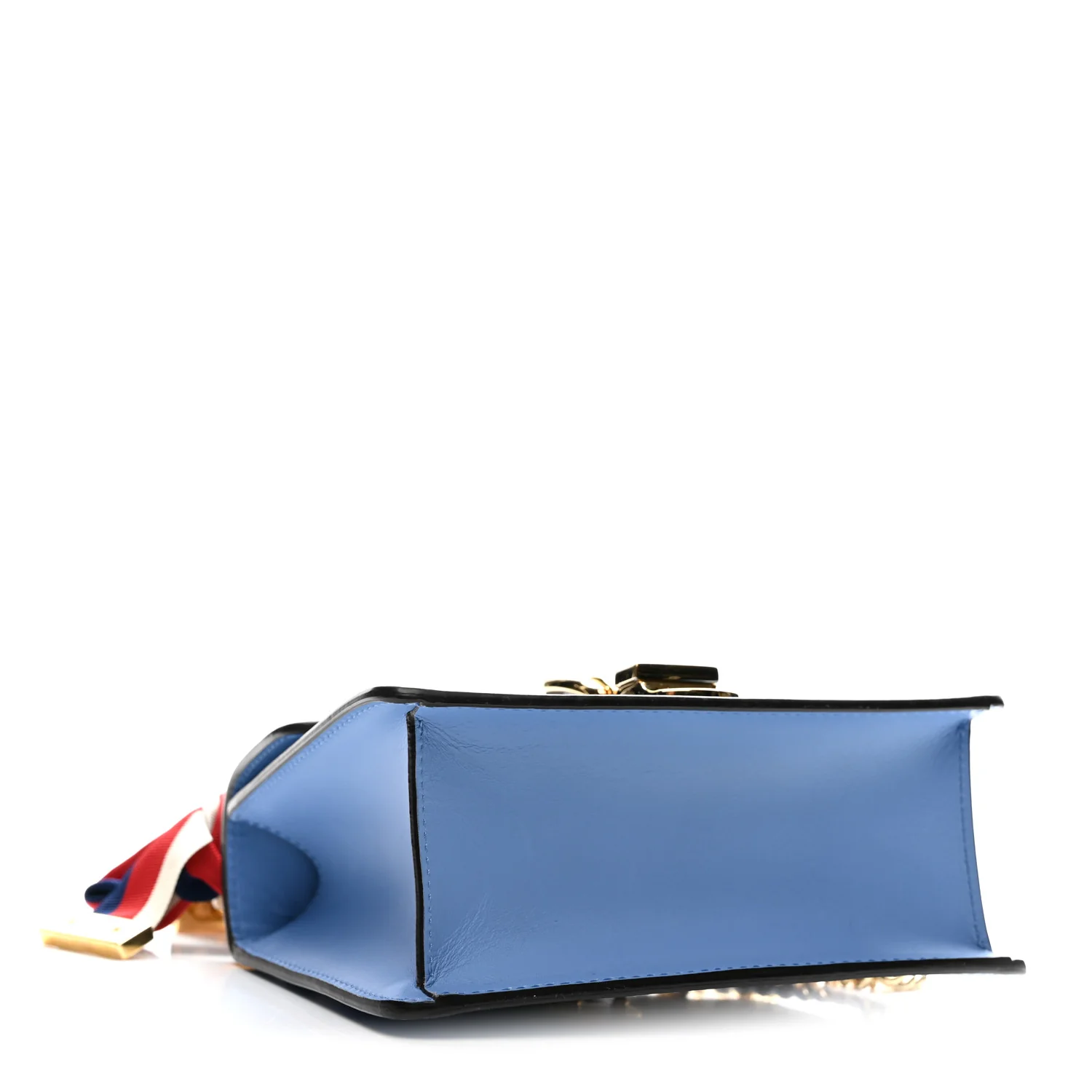 Calfskin Mini Sylvie Chain Shoulder Bag Clear Sky Blue - Top Club