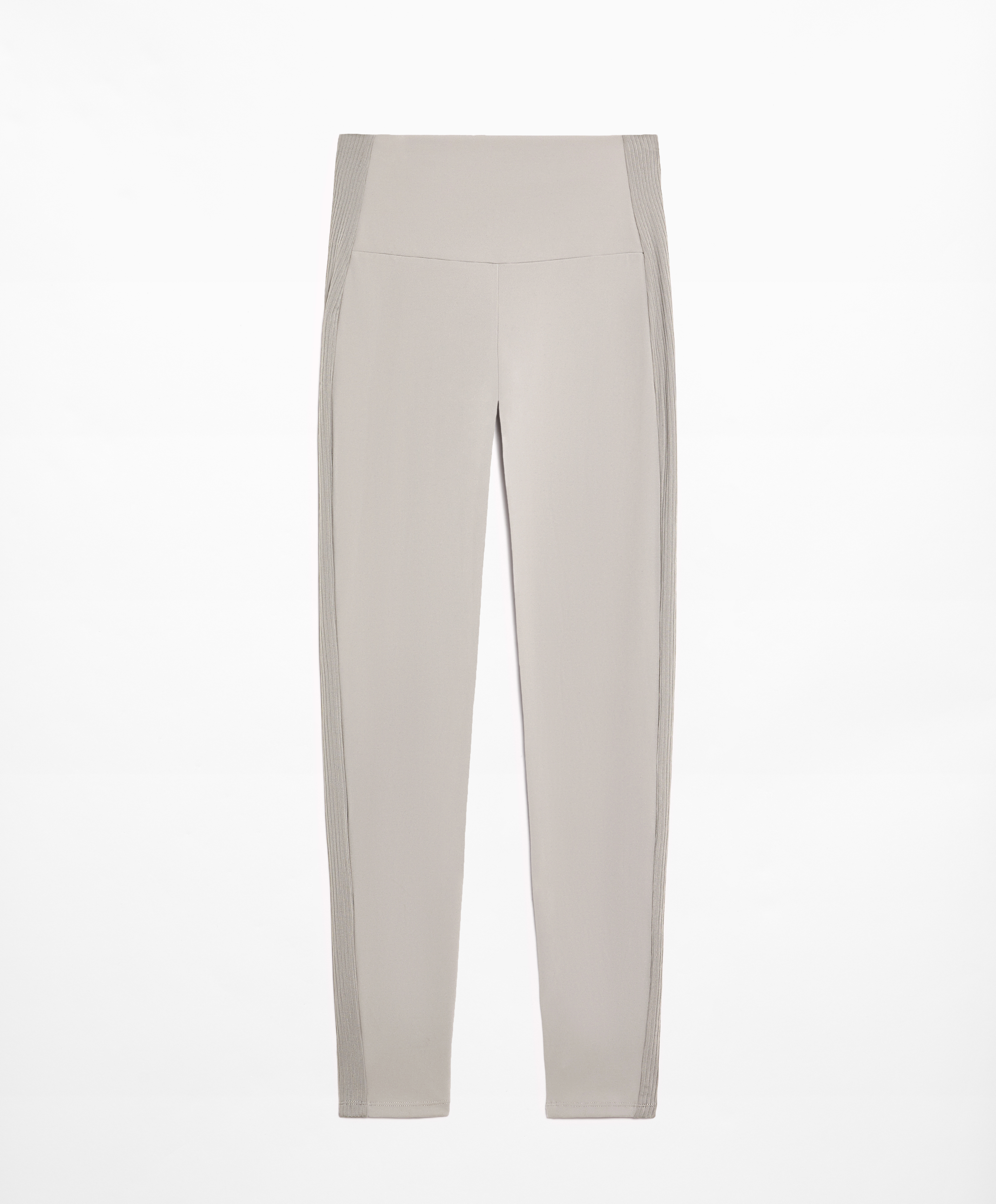 OYSHO Comfortlux high-rise rib 65cm ankle-length leggings