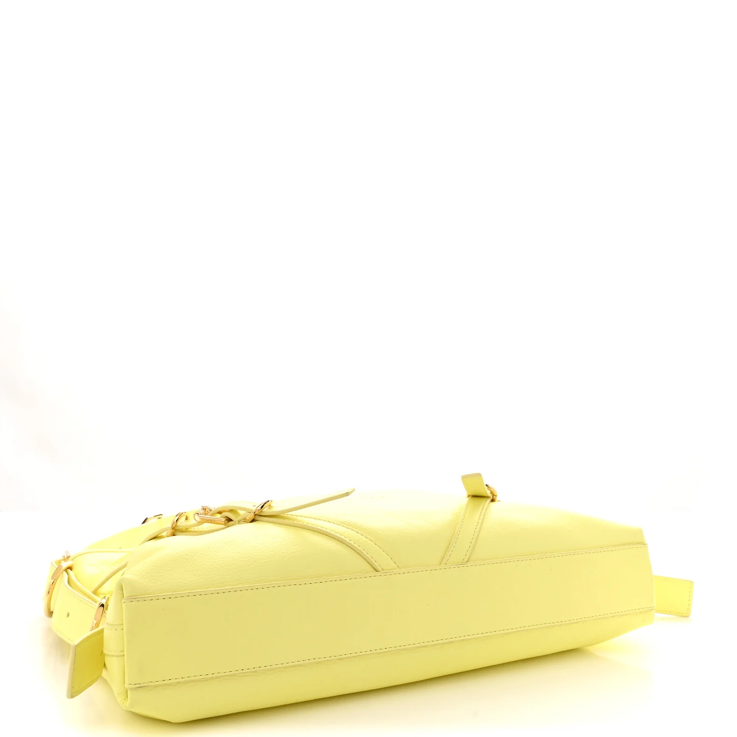 Calfskin Medium Voyou Bag Soft Yellow - Top Club