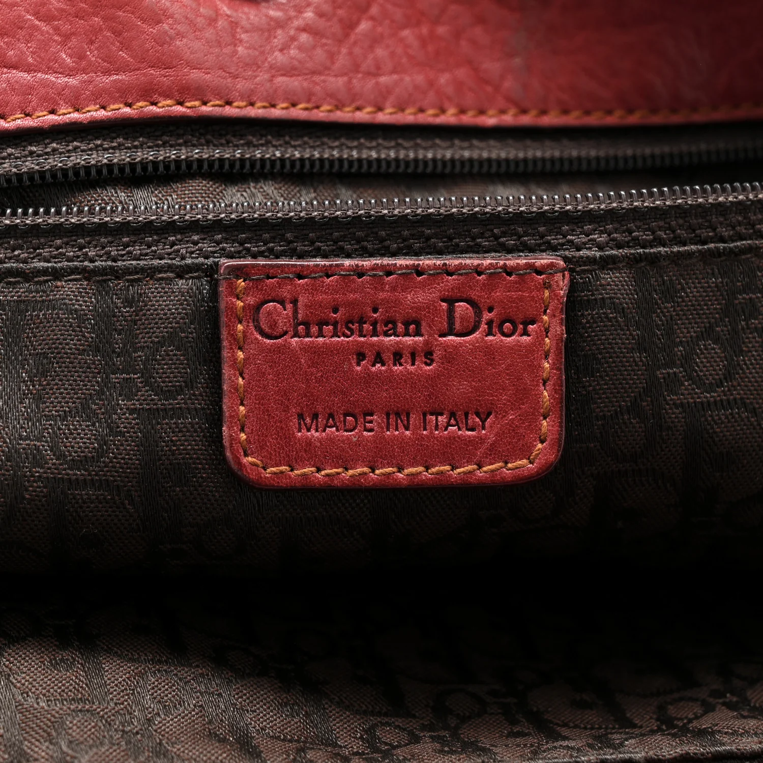 Calfskin Large Gaucho Double Saddle Bag Red - Top Club