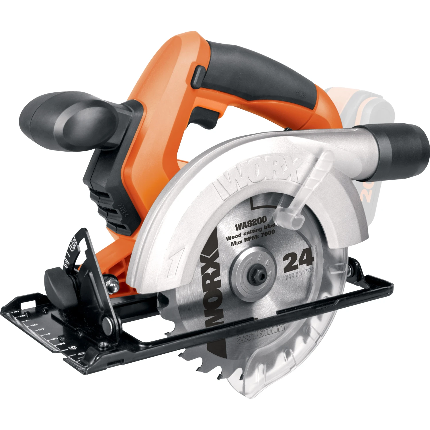 Worx Sega circolare ad immersione a batteria 20V Worx WX529.9 - solo corpo macchina