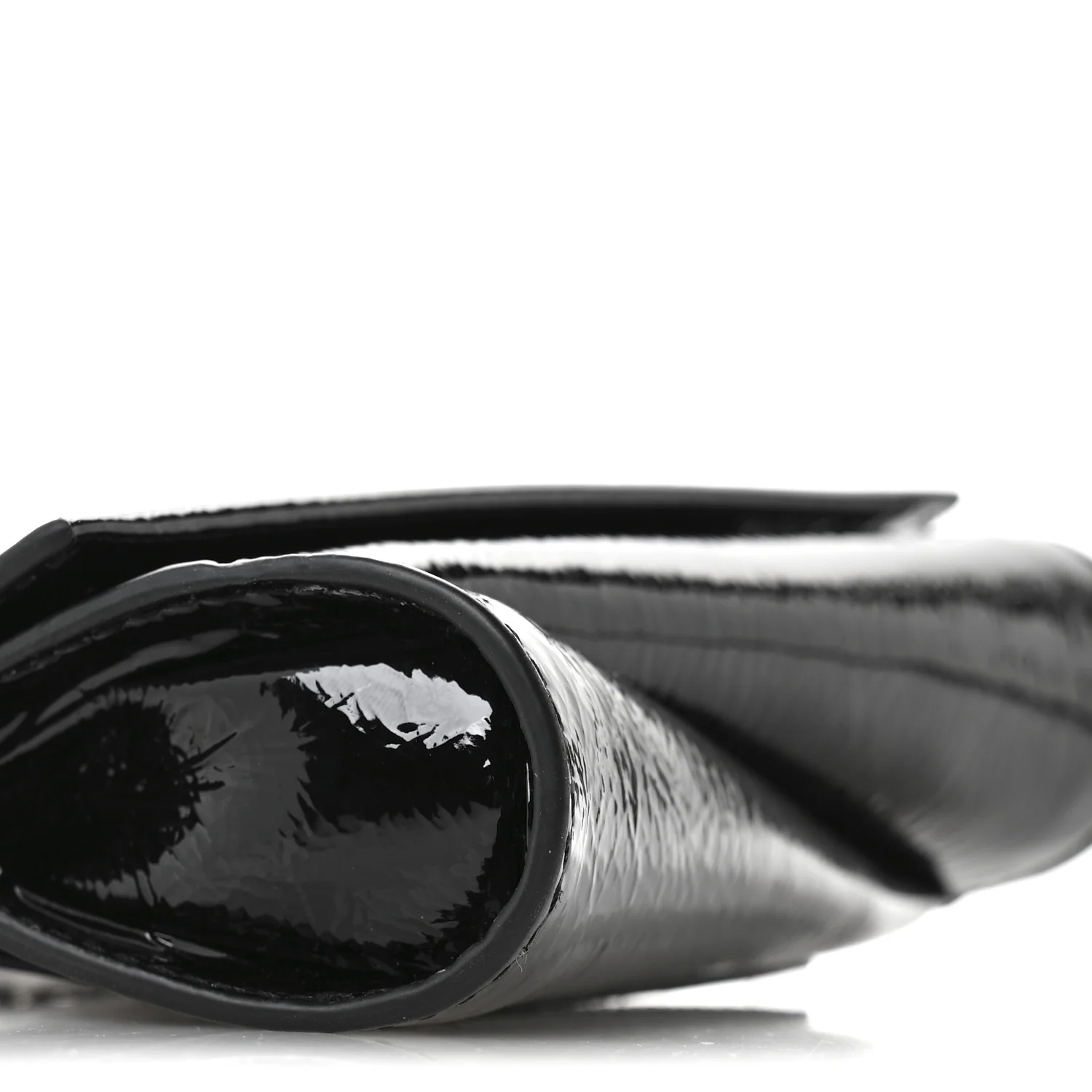 Patent Vog Small Loubitwist Clutch Black - Top Club
