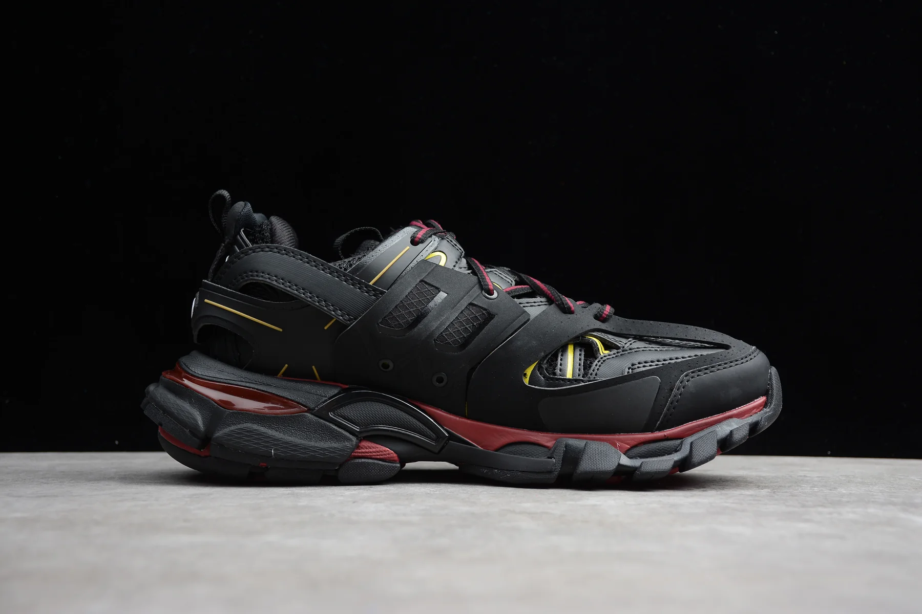 Balenciaga Track Trainers – Black Bordeaux - Sneaker Replica Workshop