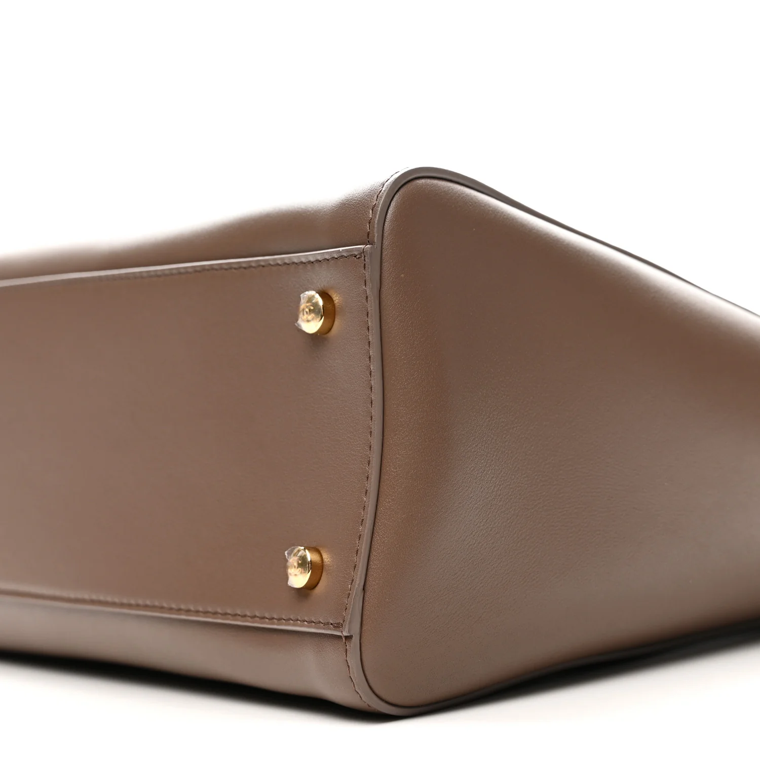 Calfskin Archetype Small Shopping Tote Light Brown - Top Club