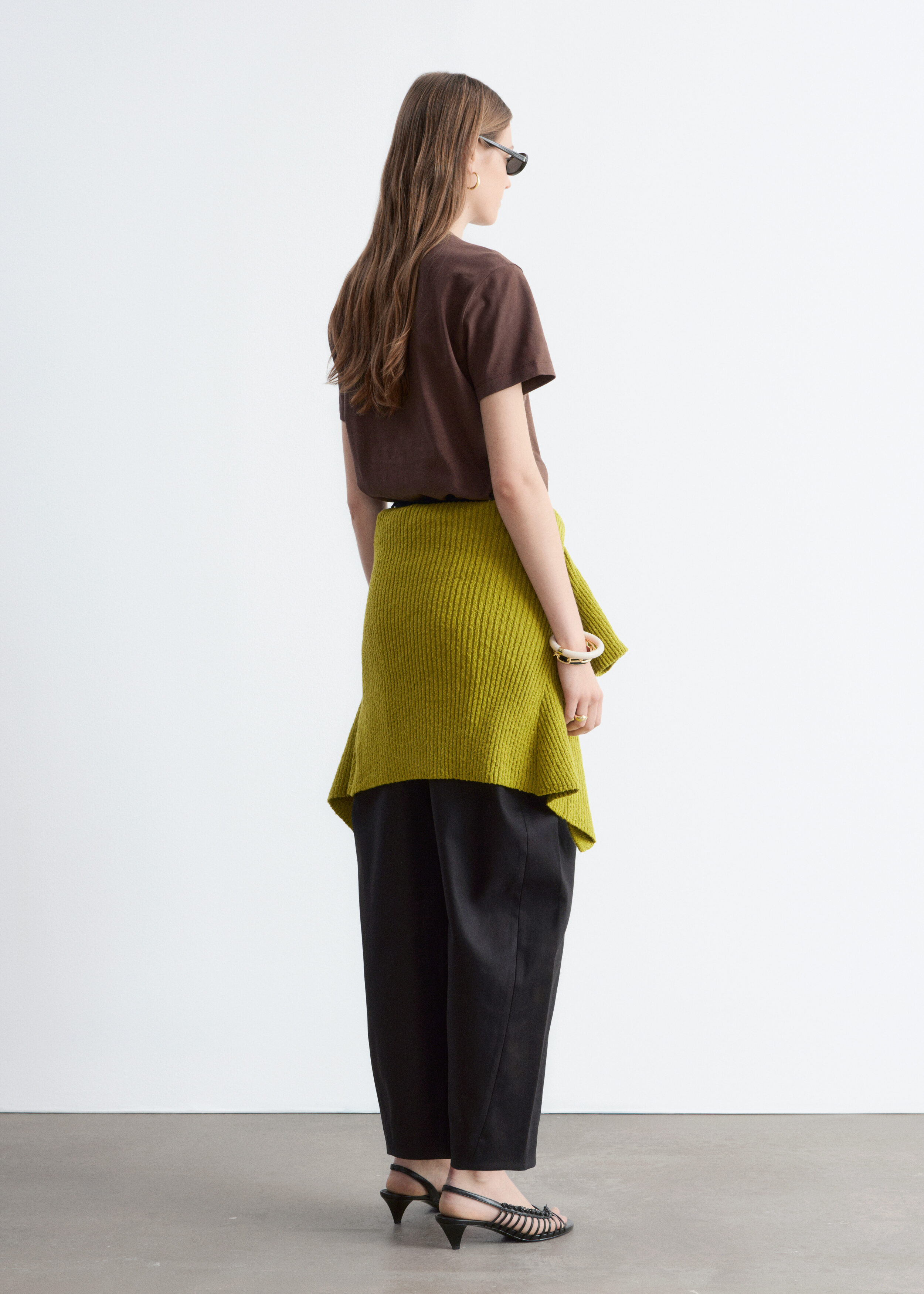 & Other Stories COTTON CREW-NECK T-SHIRT
