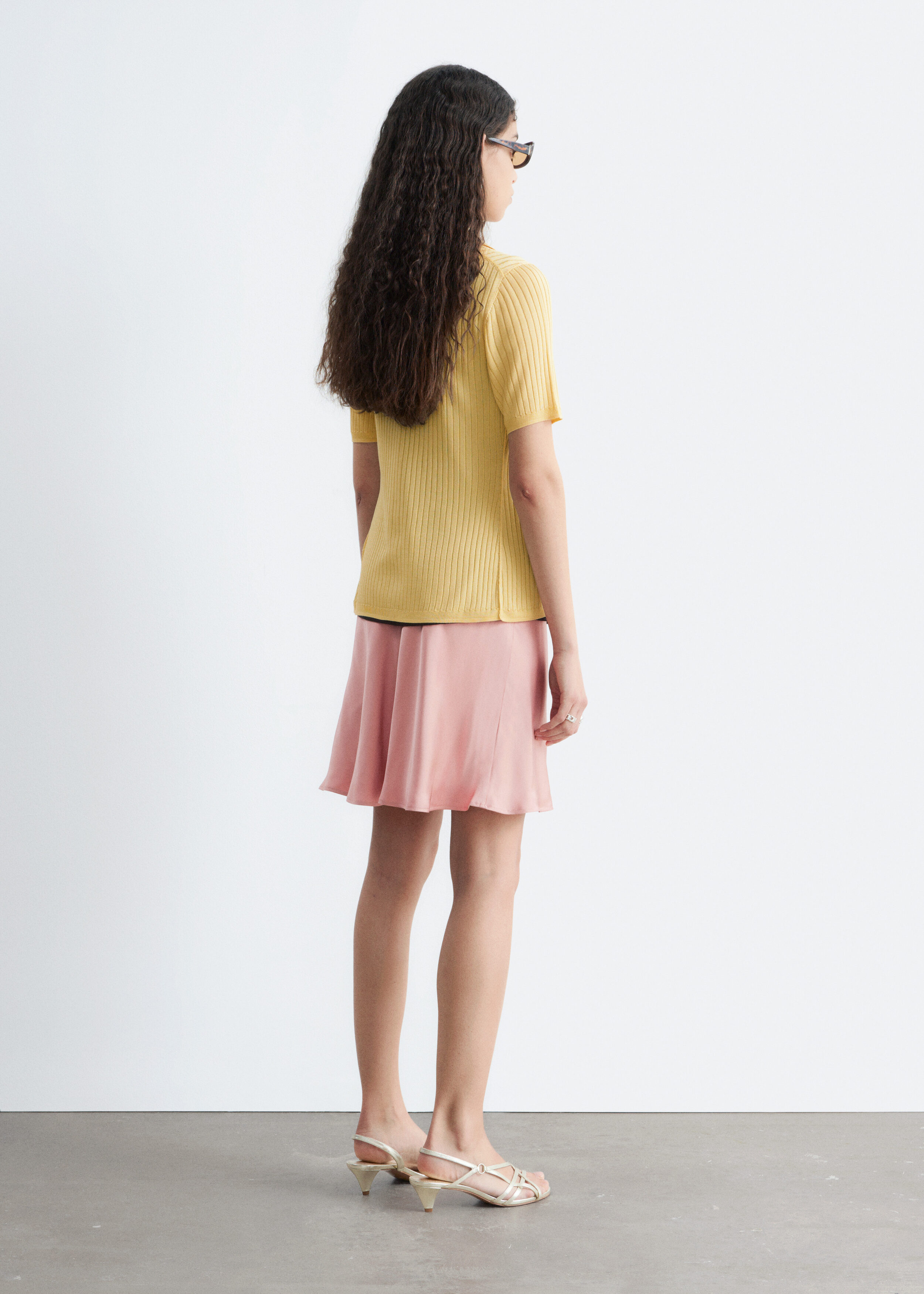 & Other Stories RIB-KNIT TOP