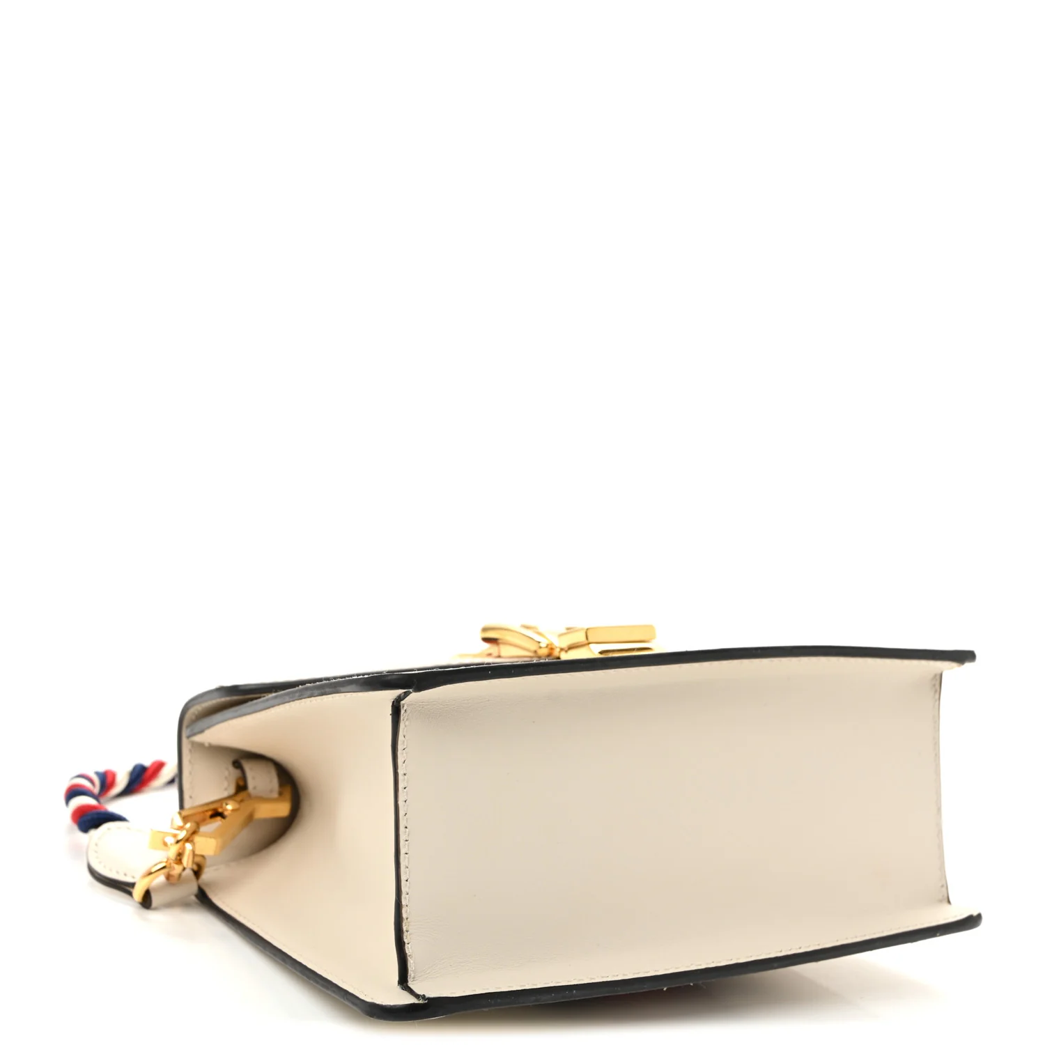 Calfskin Mini Sylvie Top Handle Bag White - Top Club