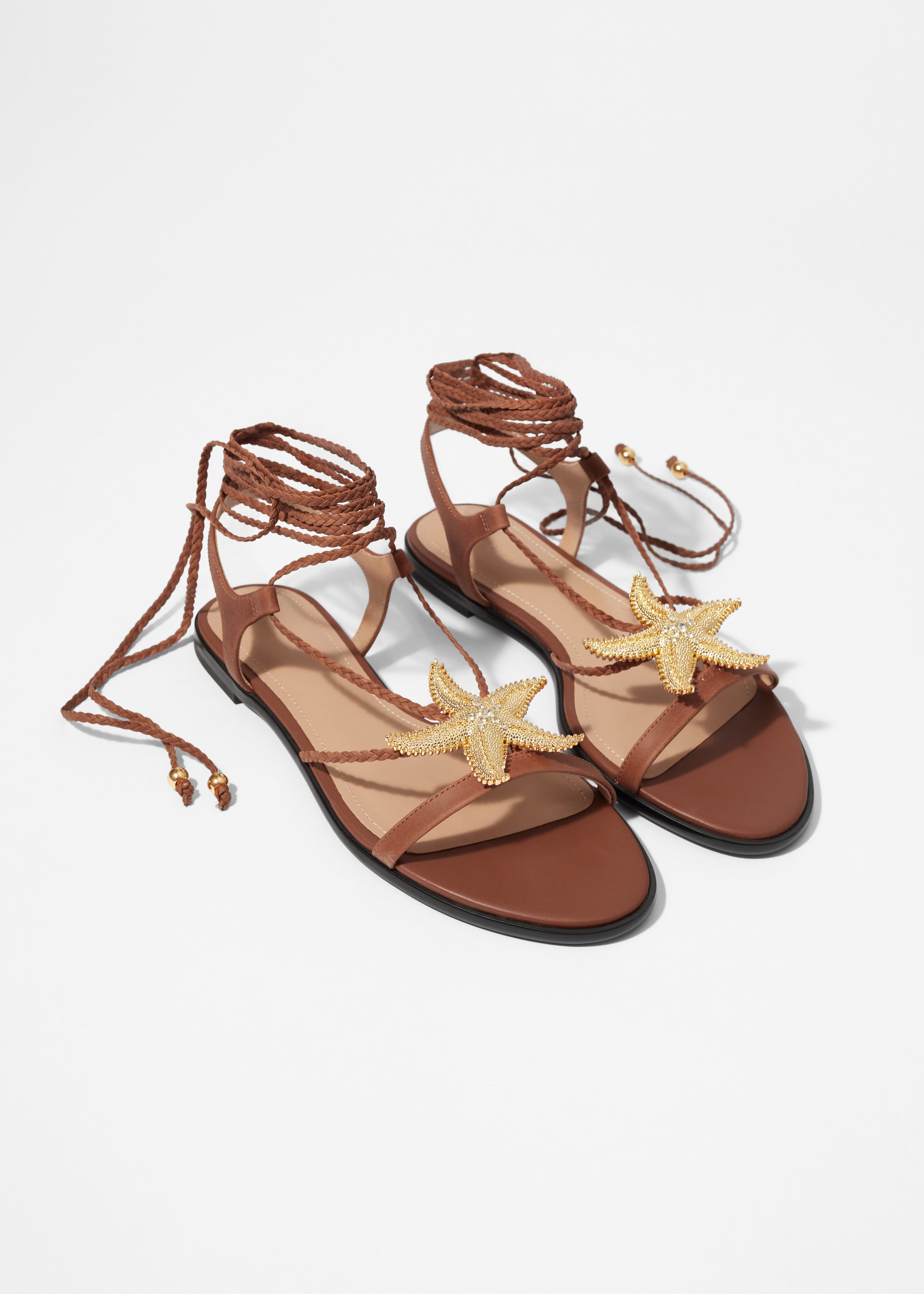 & Other Stories EMBELLISHED STRAPPY SANDALS