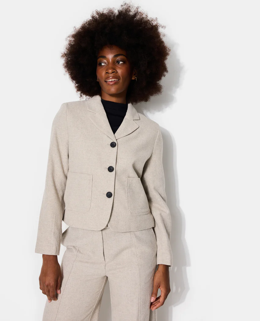 Pimkie Veste blazer cintrée avec laine