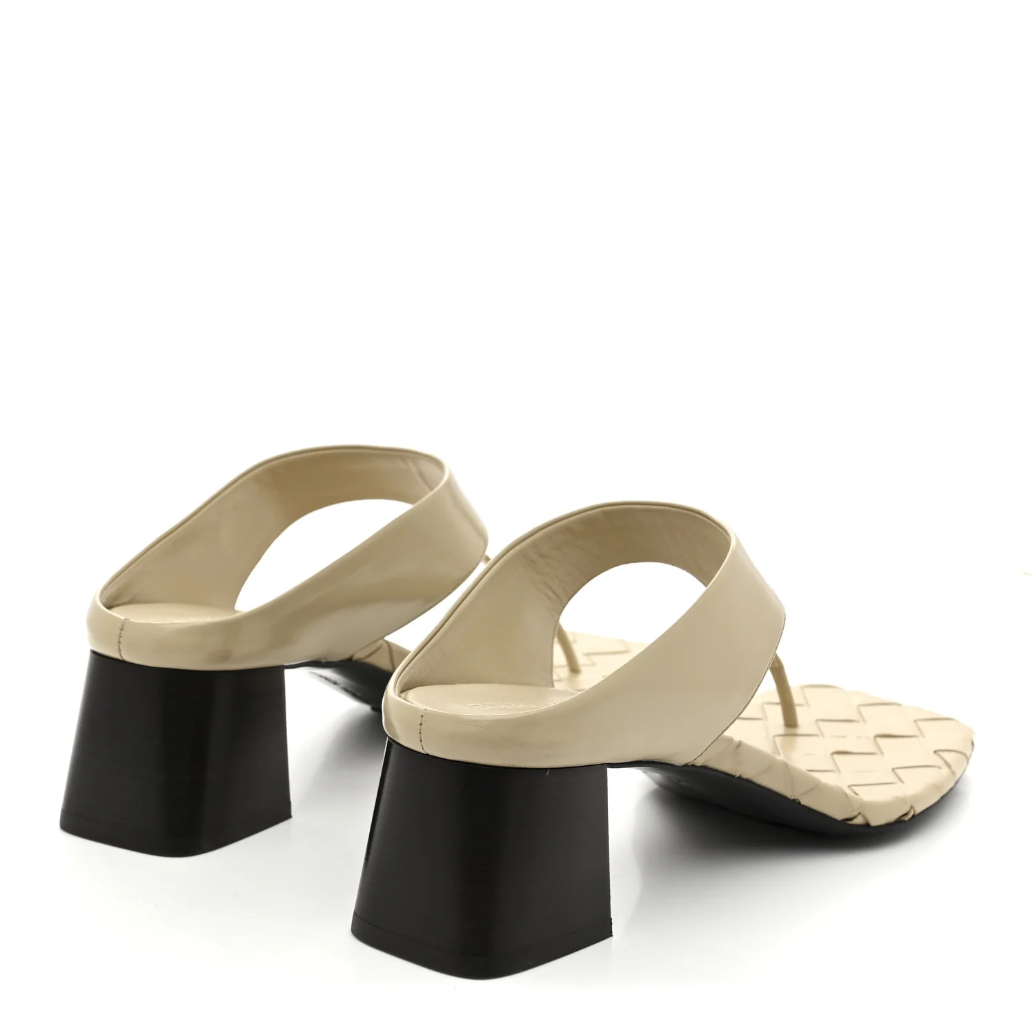 Cushion Lux Marella Thong Sandals 39.5 Light Butterscotch - Top Club