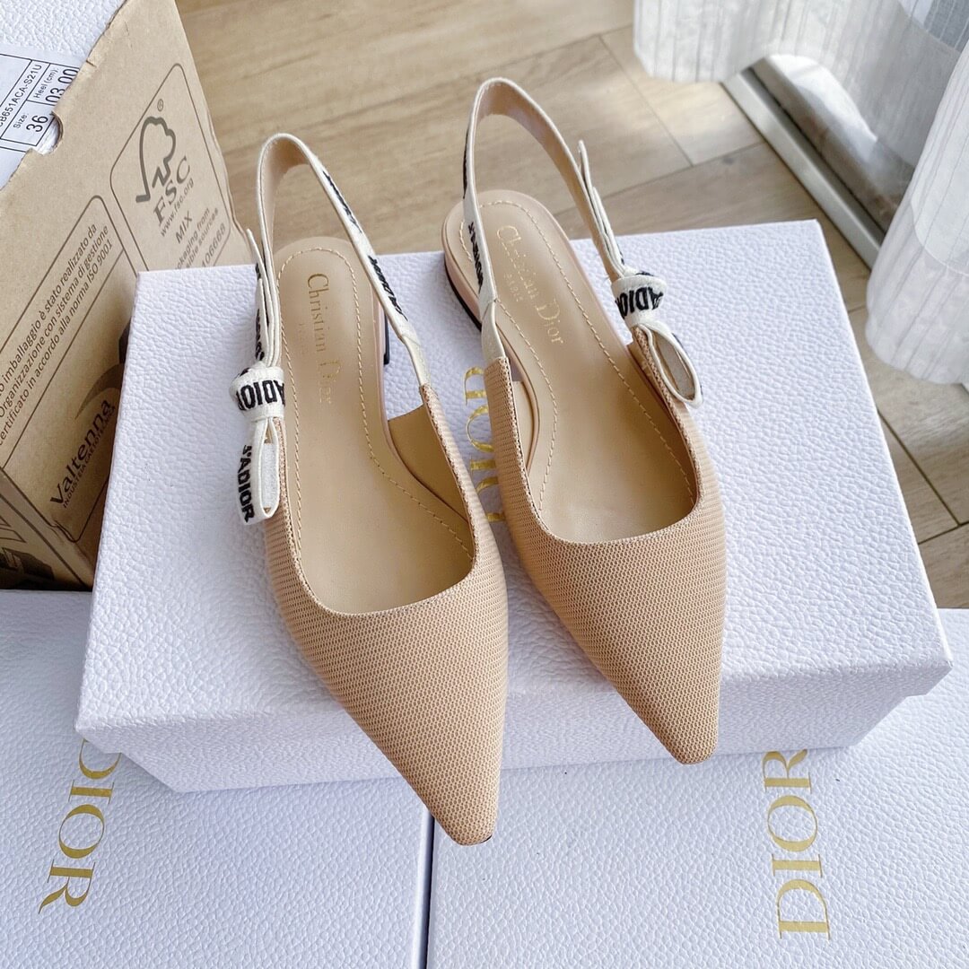 J Adior Slingback Flat - Top Club
