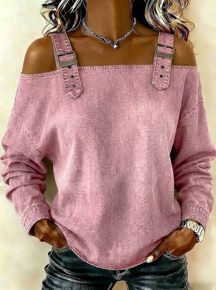 Women's sleeveless denim shirt - Nordfashionstorm - Women's Clothing, Fashion for You - Nordfashionstorm.com