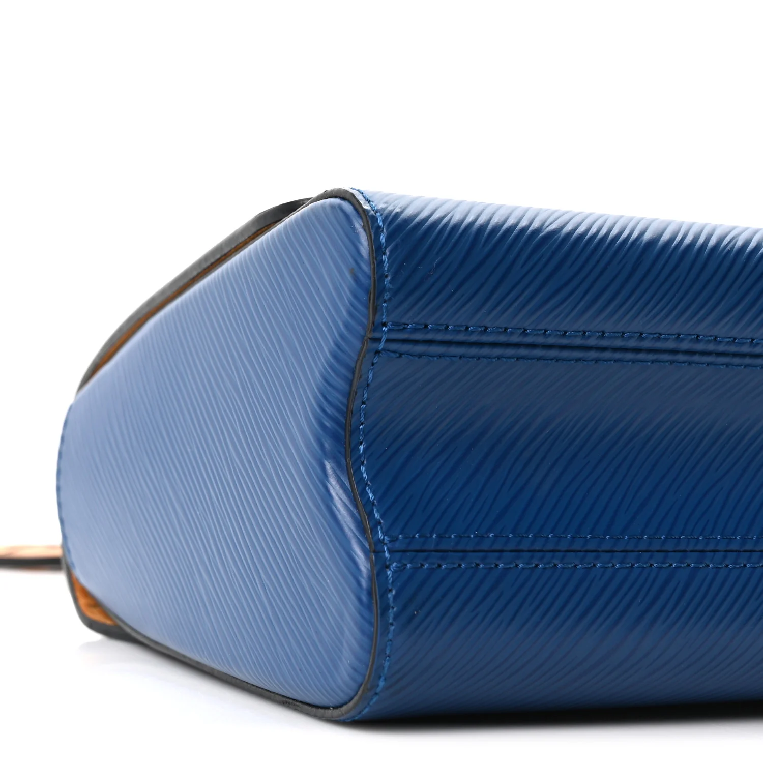 Epi Twist Braided Strap Shoulder Bag MM Bleu Roi - Top Club