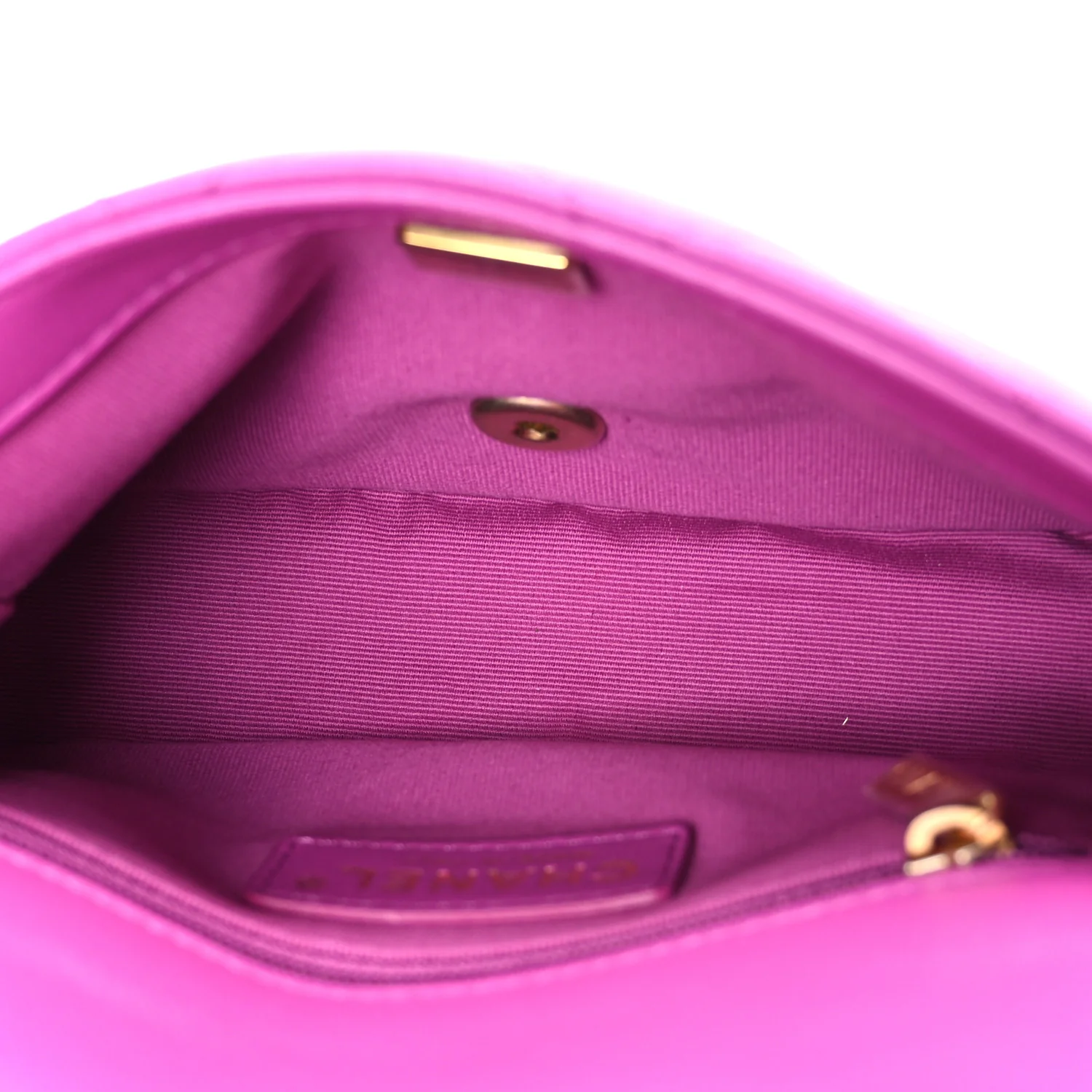 Lambskin Quilted CC Small Dynasty Flap Purple - Top Club