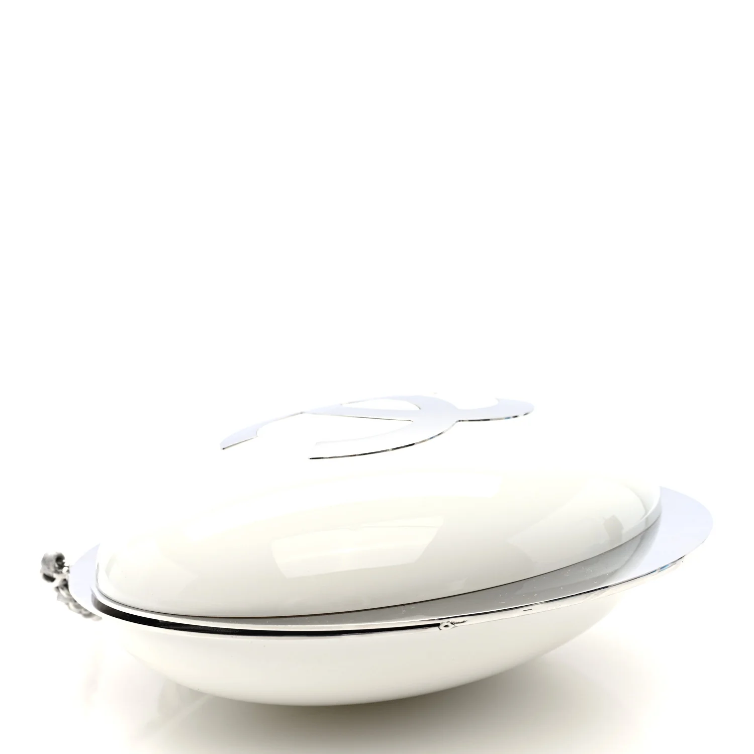 Resin CC Evening On The Moon Minaudiere White - Top Club