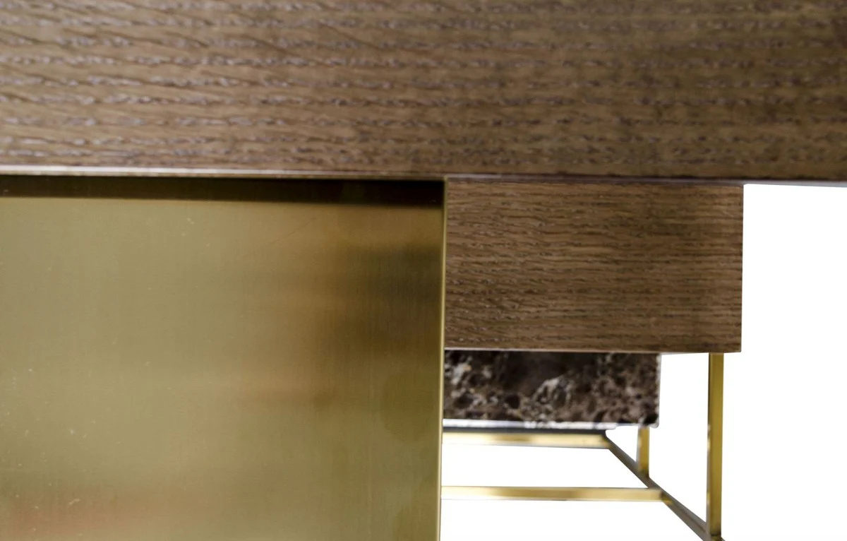 Luxury designer side table gold 45 x 45 x H. 80.5 cm - designer furniture