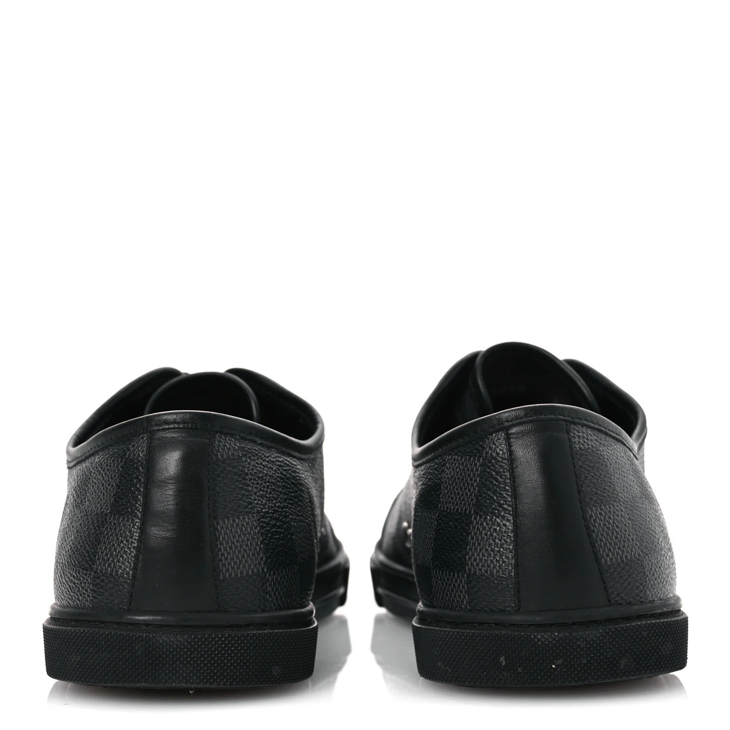 Calfskin Damier Graphite Sneakers 7.5 - Top Club