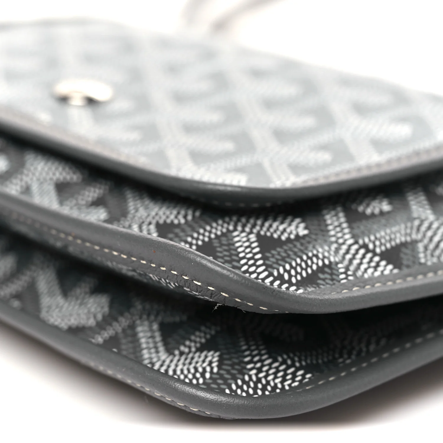 Goyardine Plumet Wallet Clutch Grey - Top Club