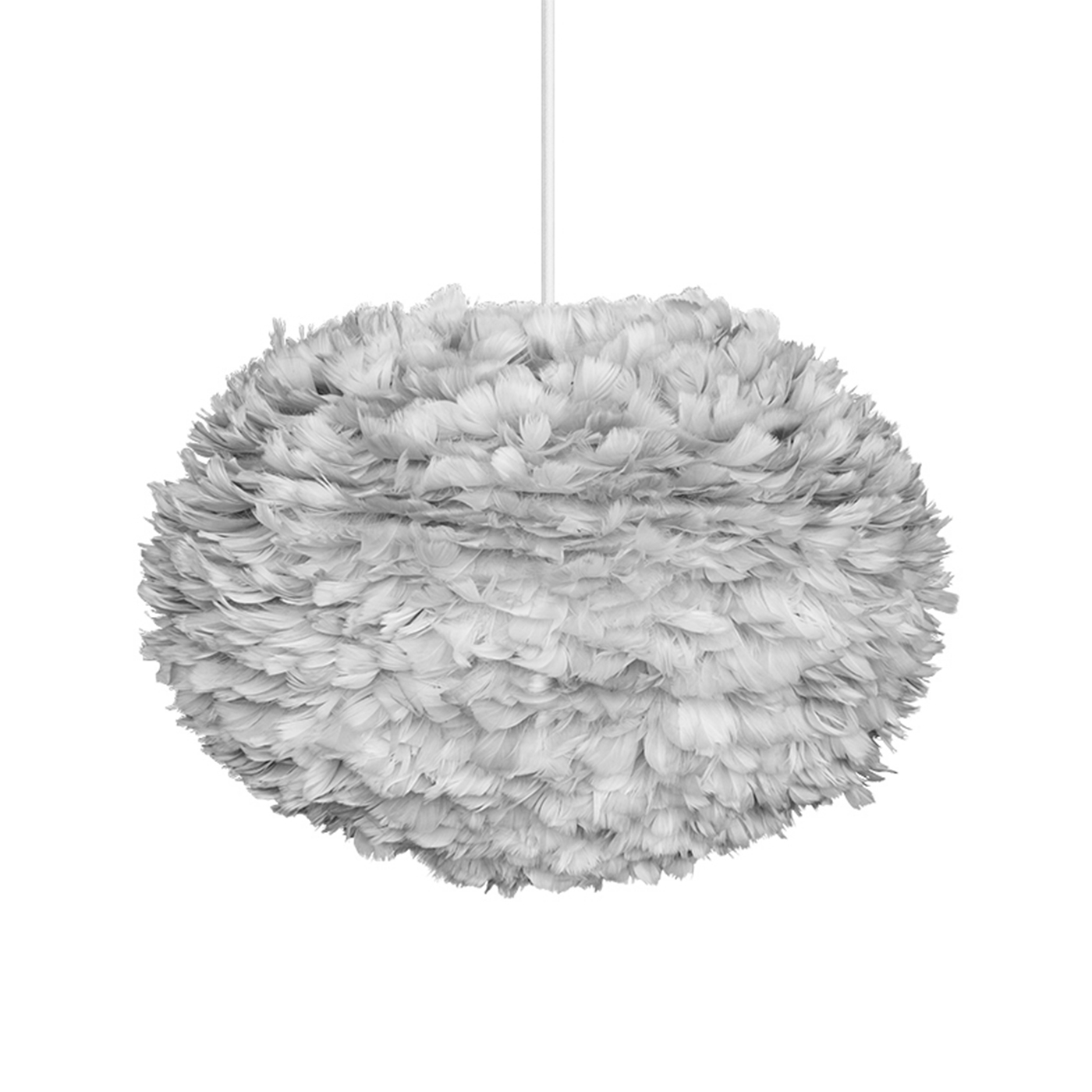 Hanglamp EOS Large Ø65cm + koordset wit Lichtgrijs