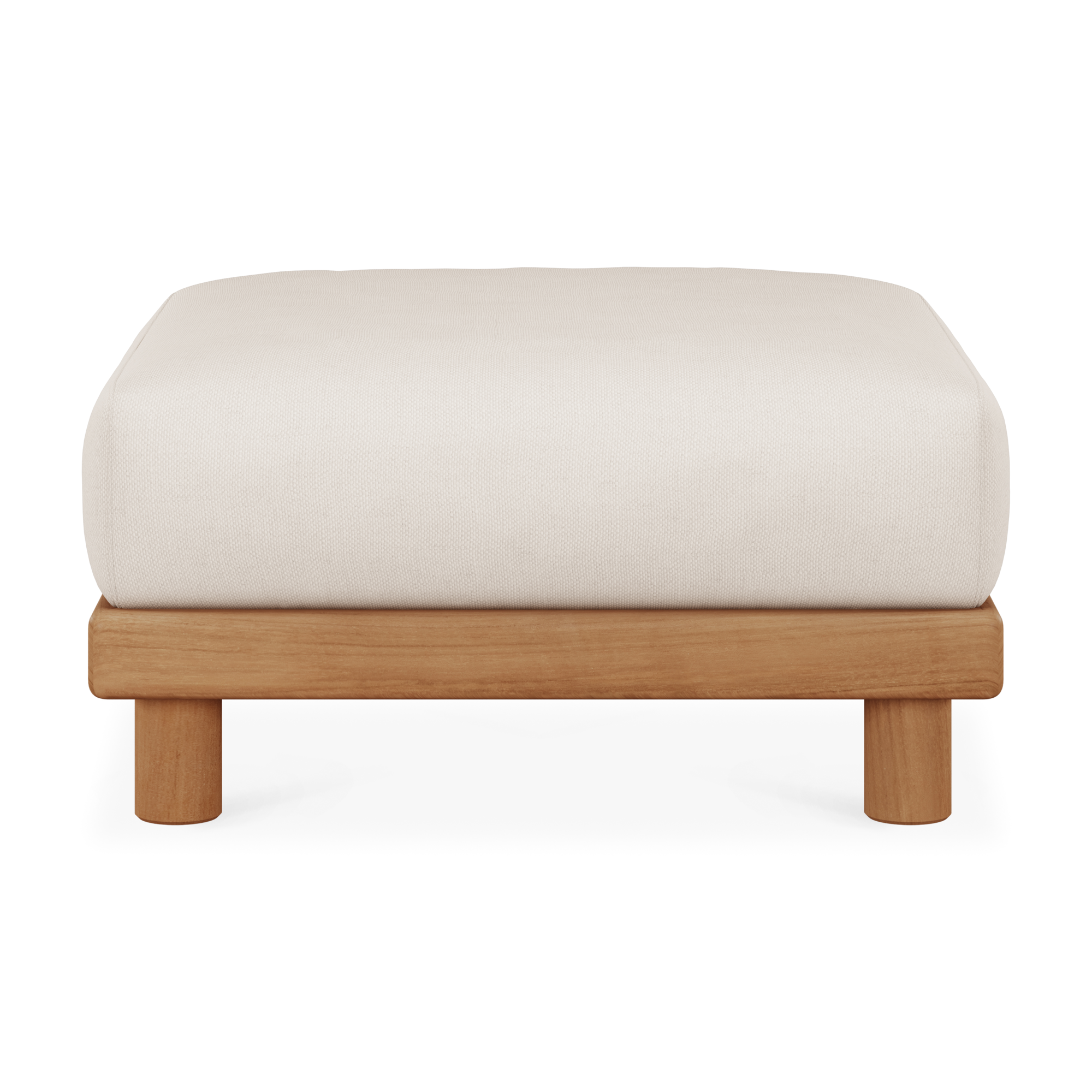 Modulaire bank Monocle outdoor wit hocker