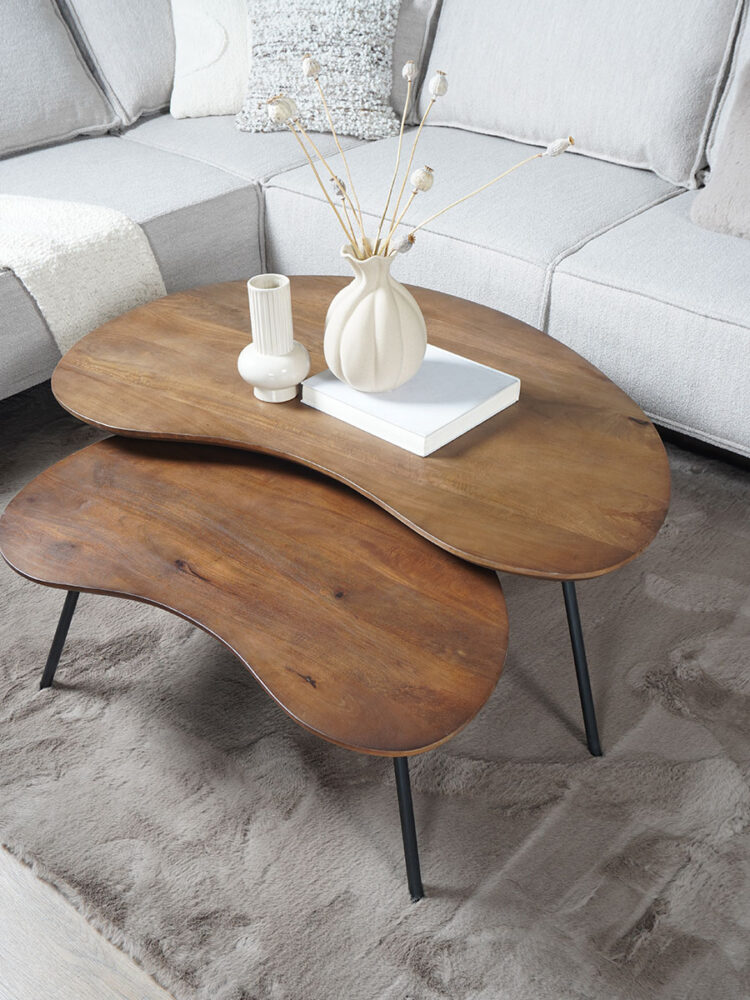 Vloerkleed Velluto Choco - Rond ø200 cm