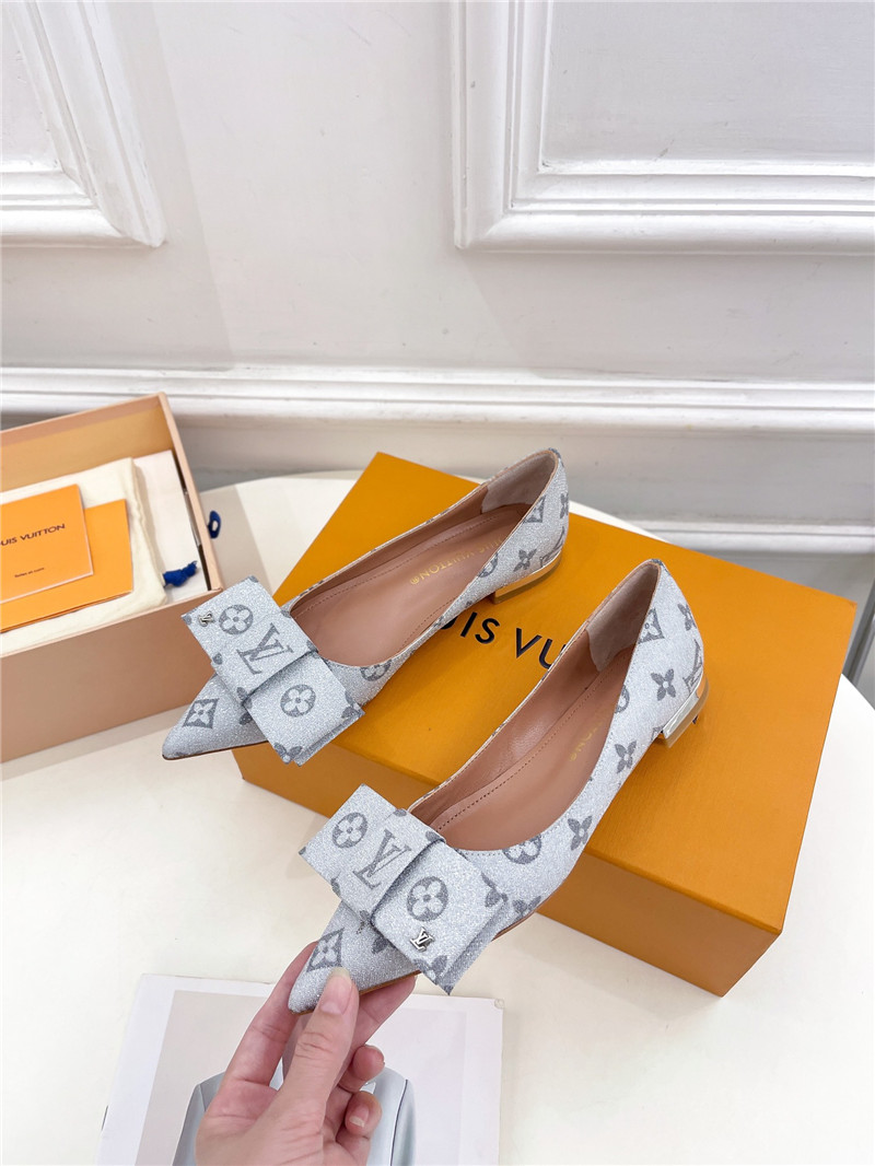 louis vuitton LV new bow pointed toe shoes - Sneaker Replica Workshop