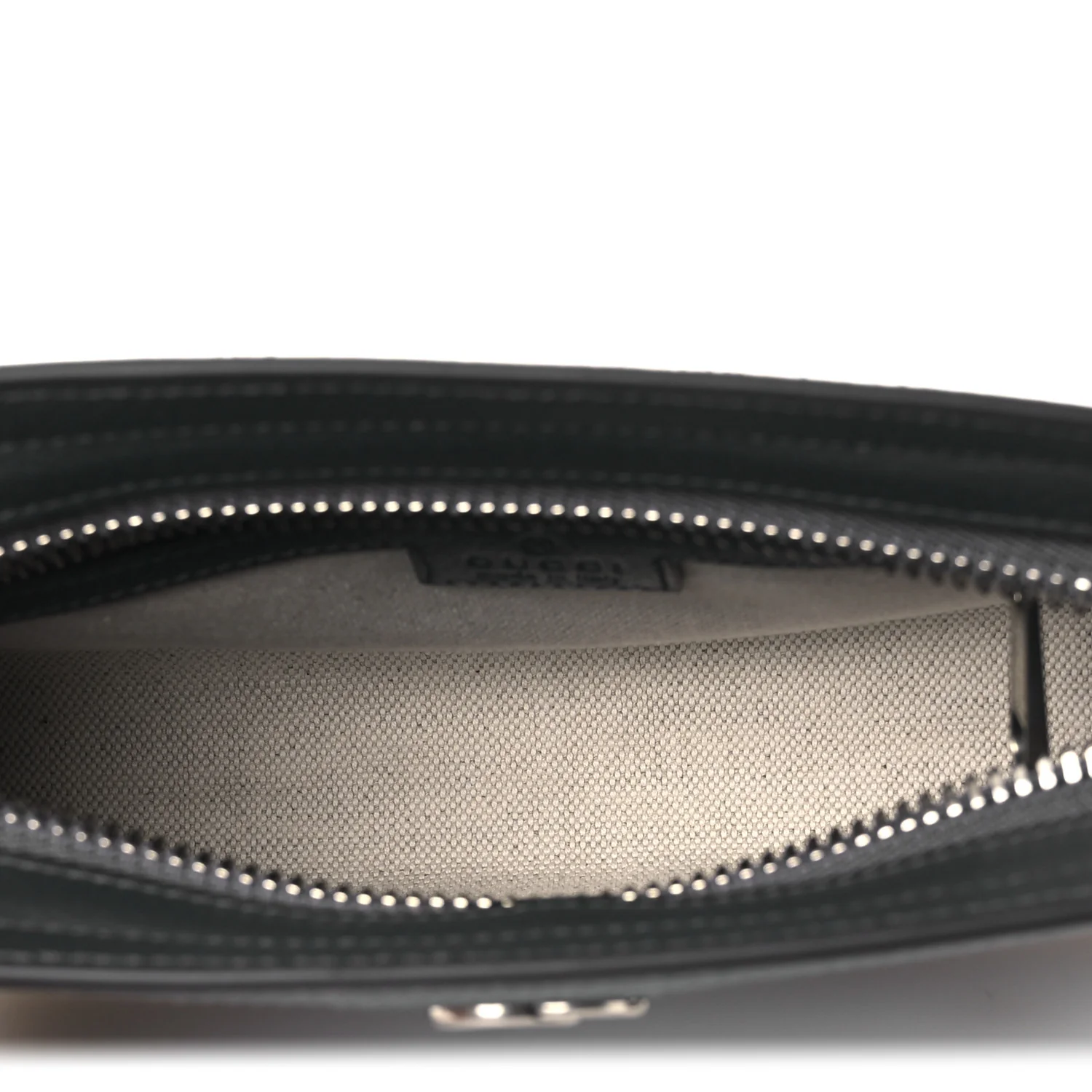 GG Supreme Monogram Textured Dollar Calfskin Web Small Ophidia Shoulder Bag Grey Black Graphite Grey - Top Club