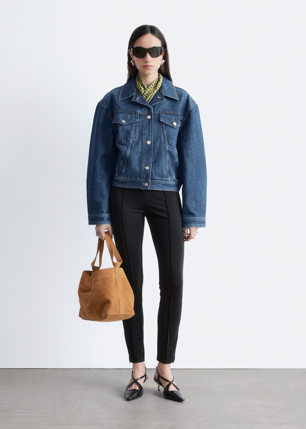 & Other Stories CROPPED DENIM JACKET