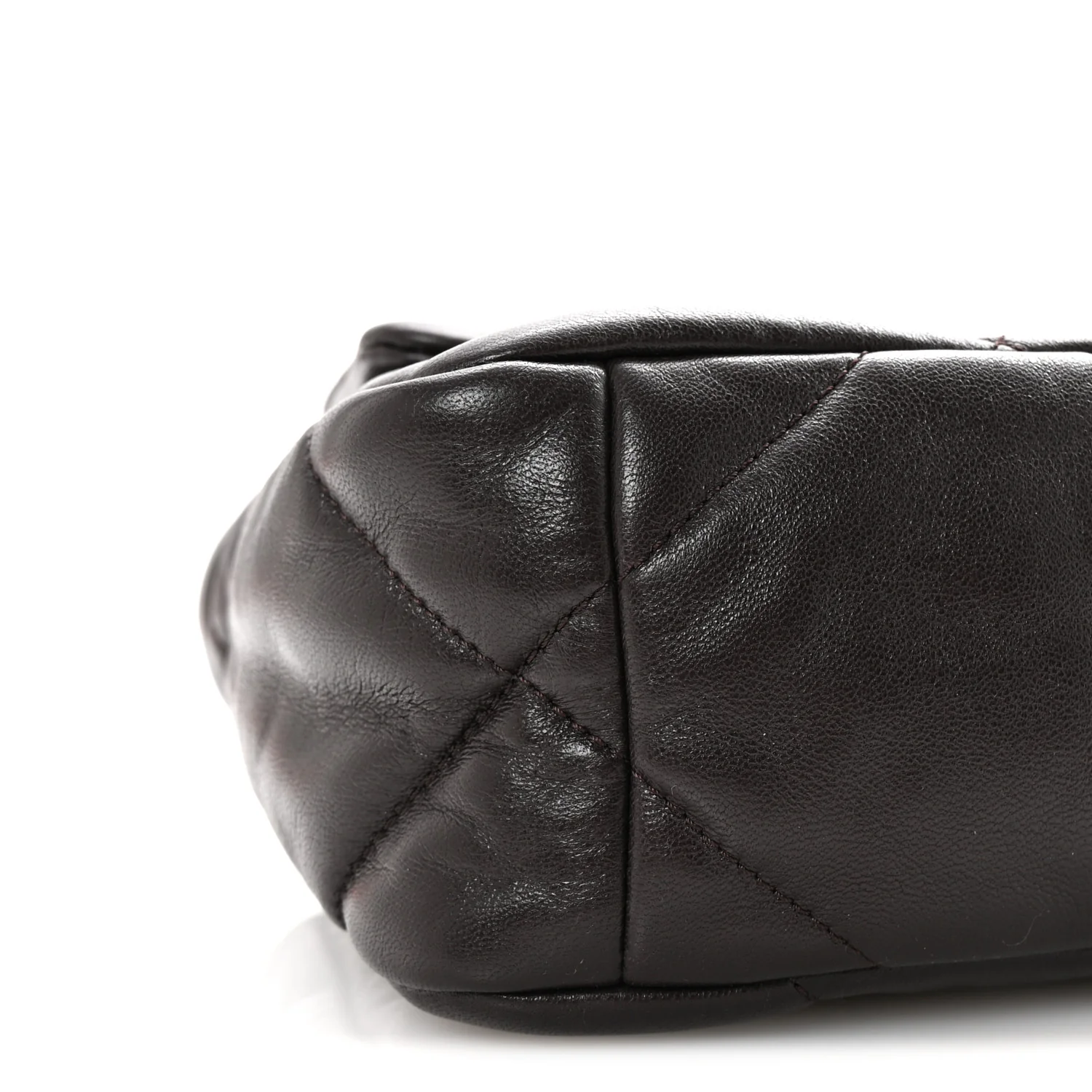 Lambskin Quilted Medium Chanel 19 Flap Dark Brown - Top Club