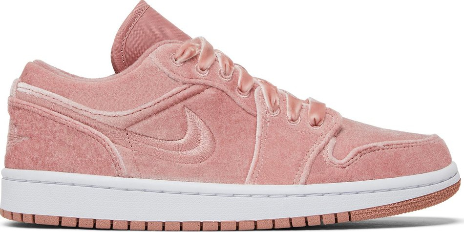 Wmns Air Jordan 1 Low SE  Pink Velvet  DQ8396-600 - Sneaker Replica Workshop