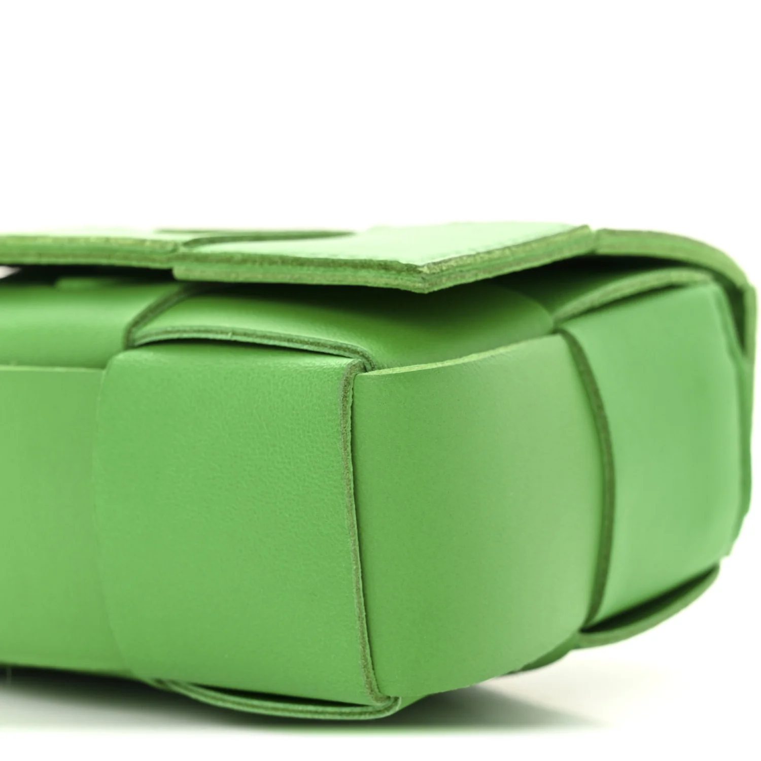 Lambskin Maxi Intreccio Candy Cassette Crossbody Bag Parakeet - Top Club
