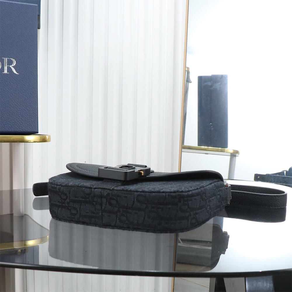 Dior Mini Saddle Messenger Bag with Flap - Top Club