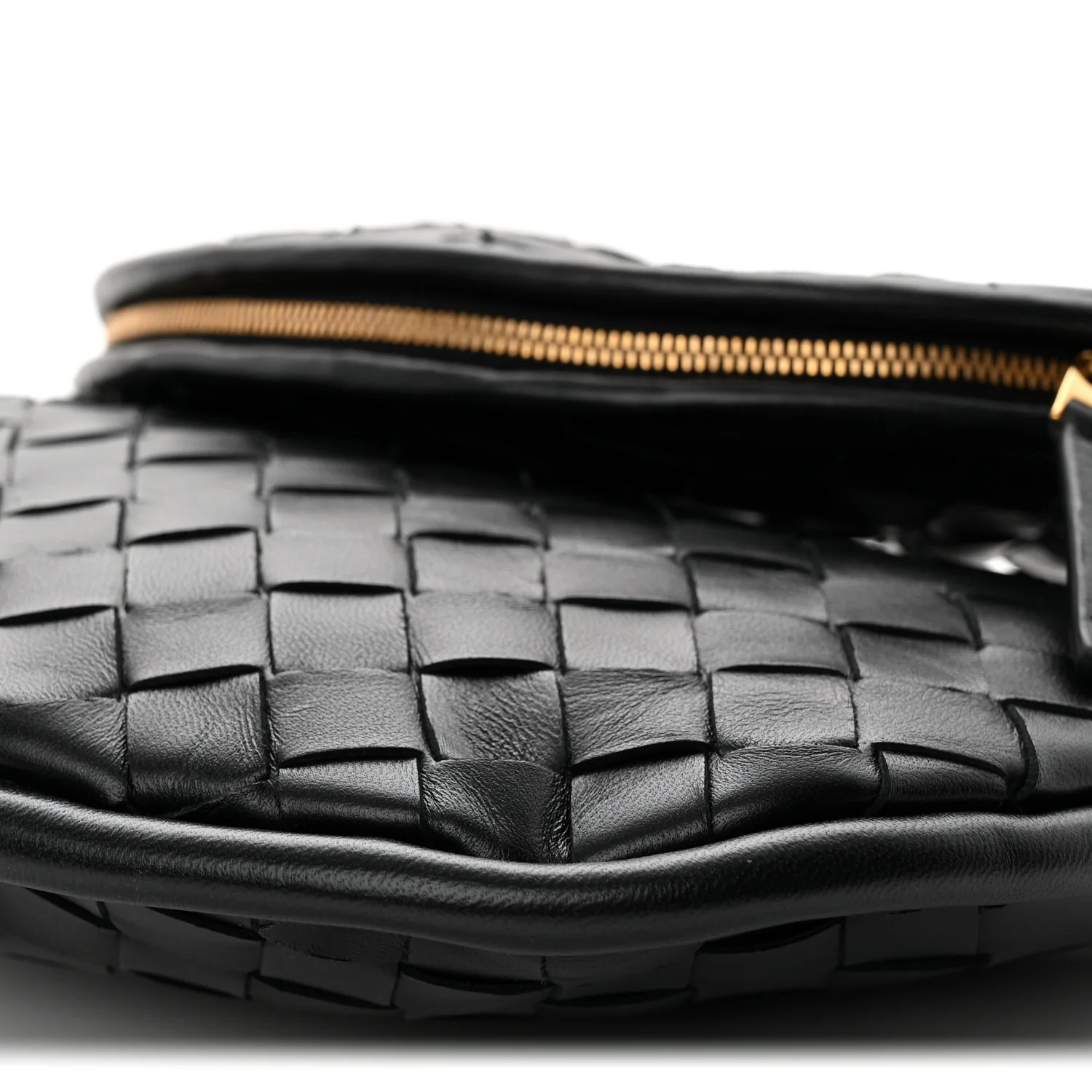 Nappa Intrecciato Small Gemelli Black - Top Club