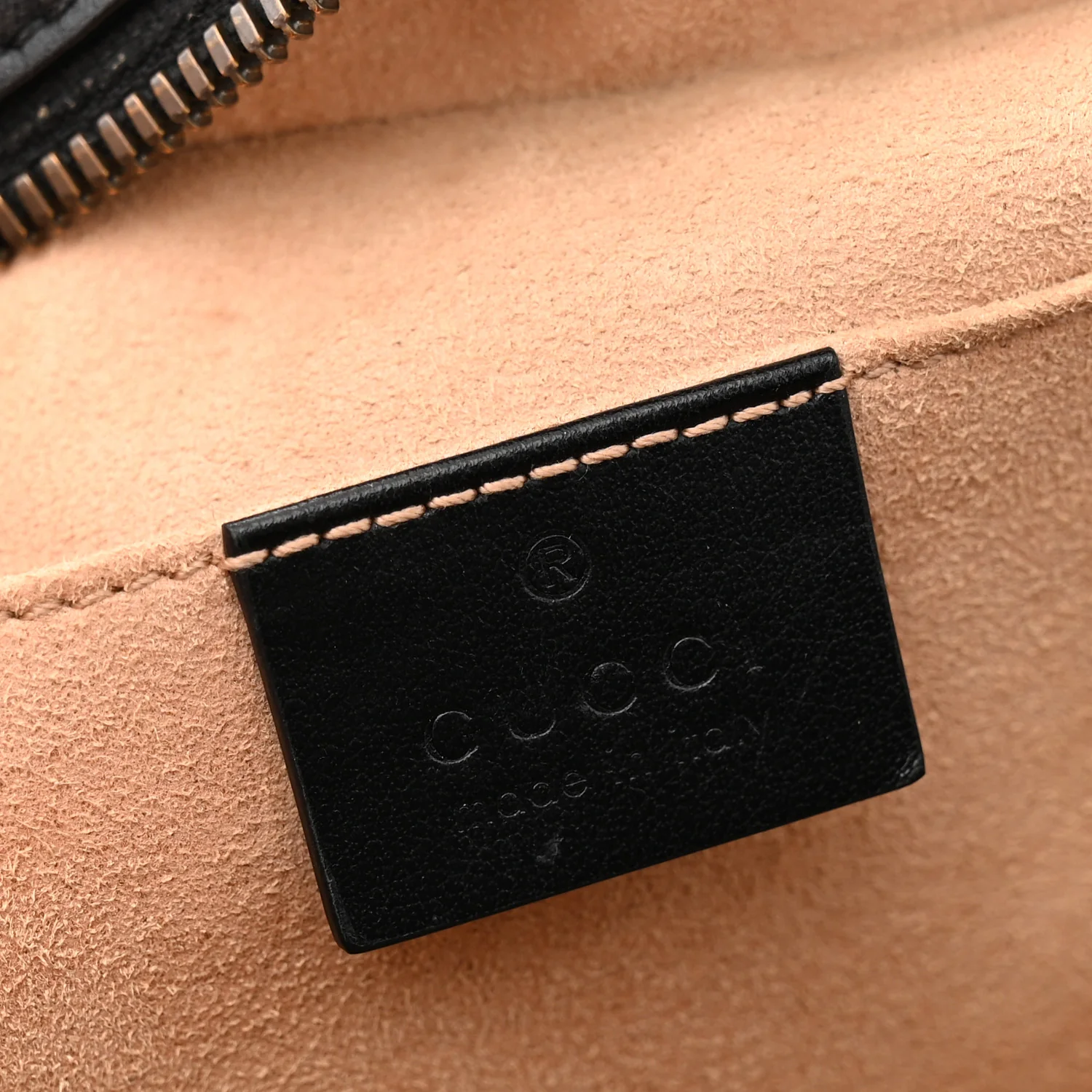 Calfskin Matelasse Small GG Marmont Chain Shoulder Bag Black - Top Club